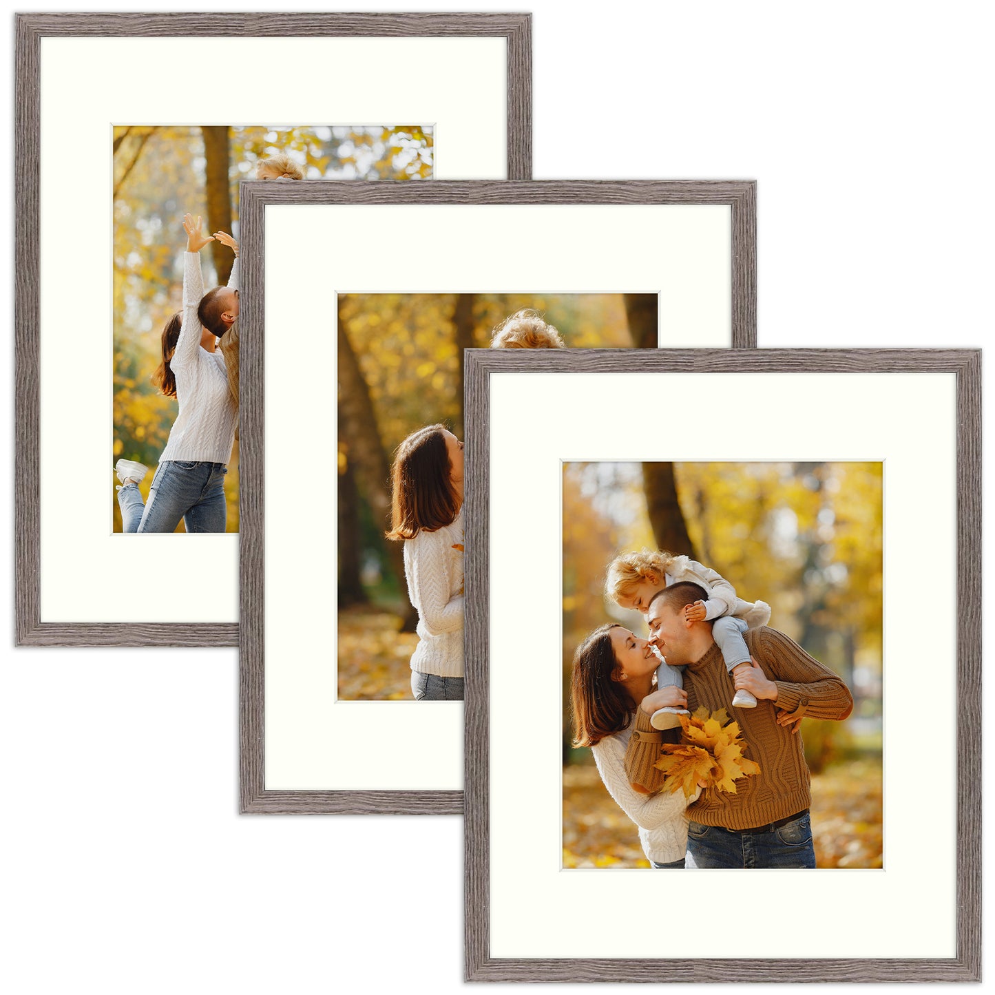 16x20 Picture Frame for 11x14 Photo with Ivory Mat and Real Glass
