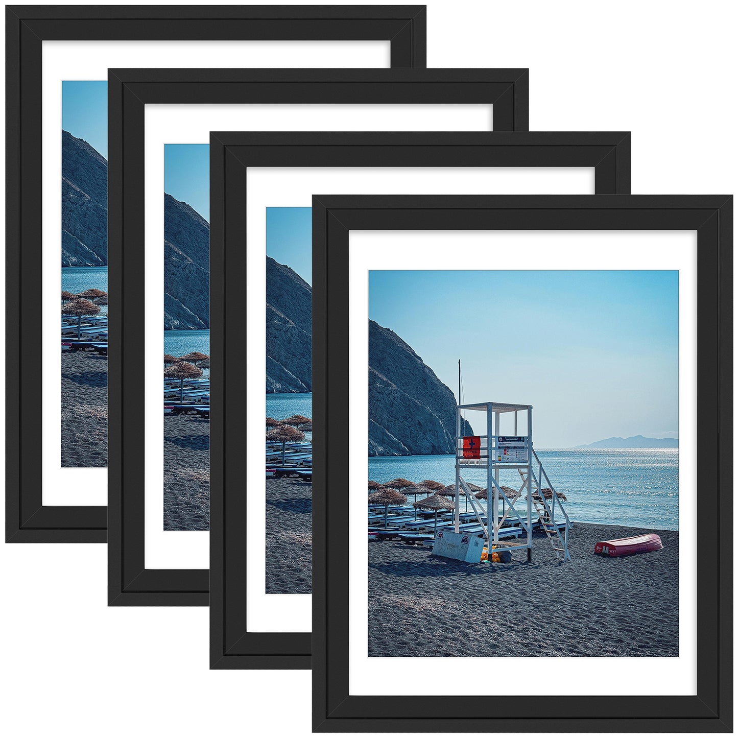 Frametory, 18x24 Wood Picture Frame for 16x20 Photo (4 Pack)