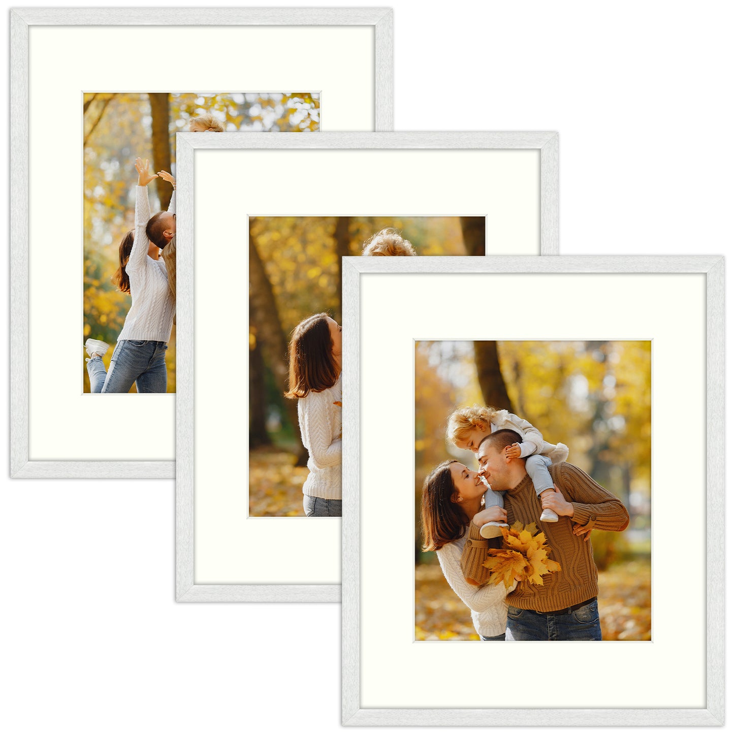 16x20 Picture Frame for 11x14 Photo with Ivory Mat and Real Glass