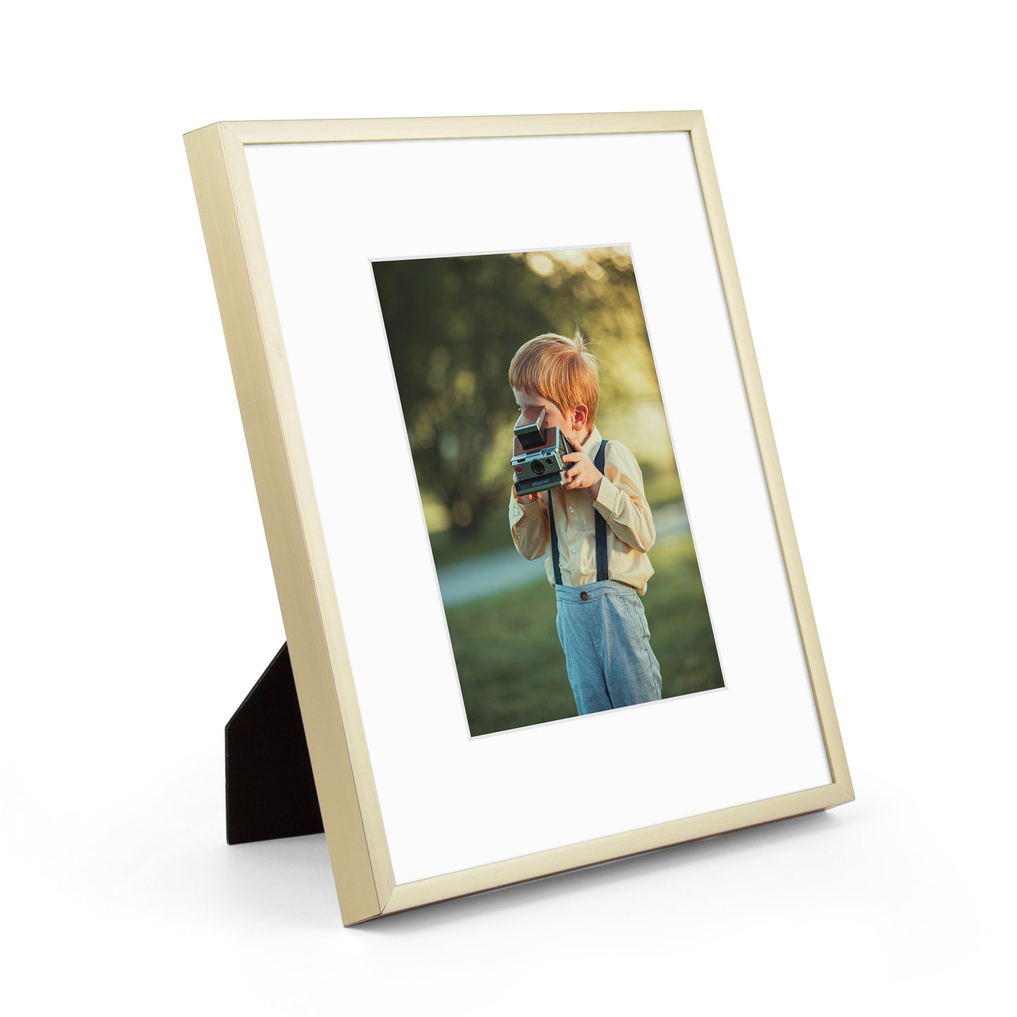 8x10 Metal Picture Frame for 5x7 Photo with White Mat and Real Glass(12 Pack)