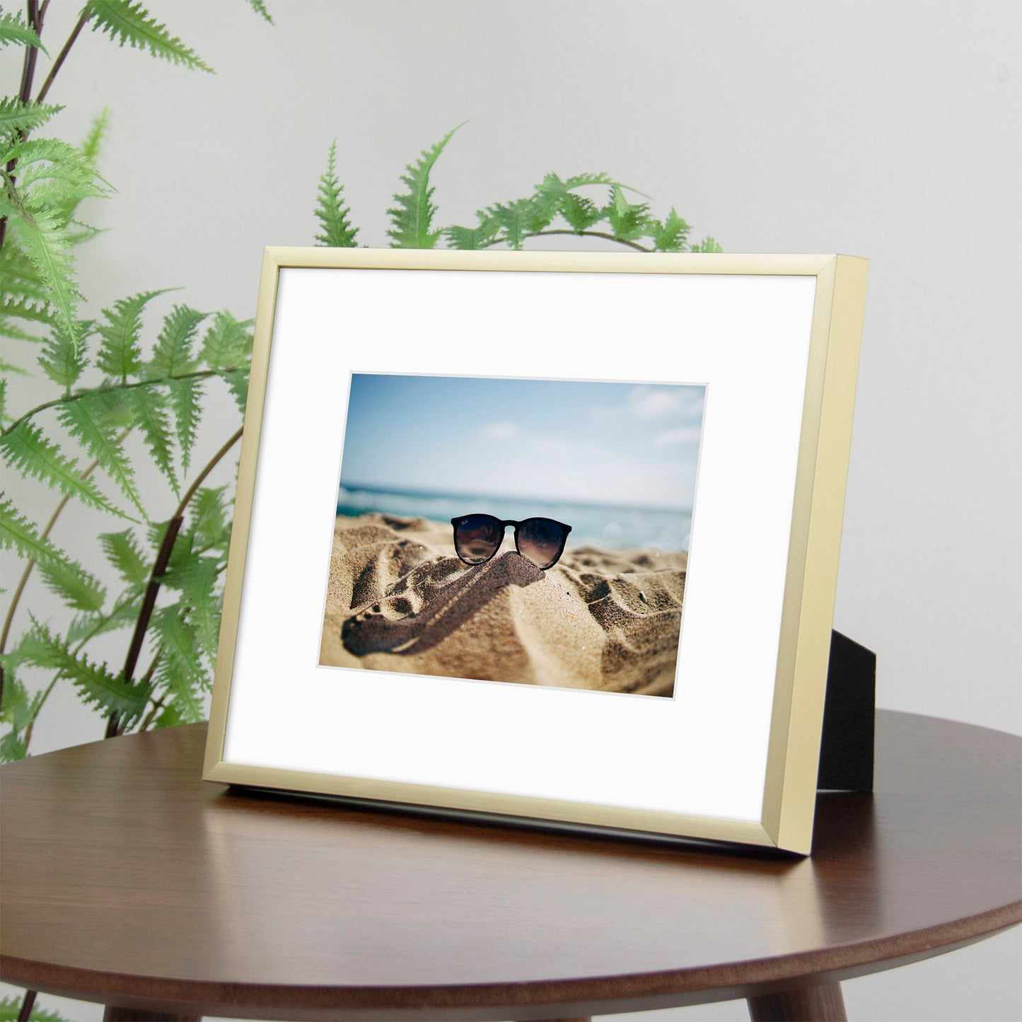 8x10 Metal Picture Frame for 5x7 Photo with White Mat and Real Glass(12 Pack)