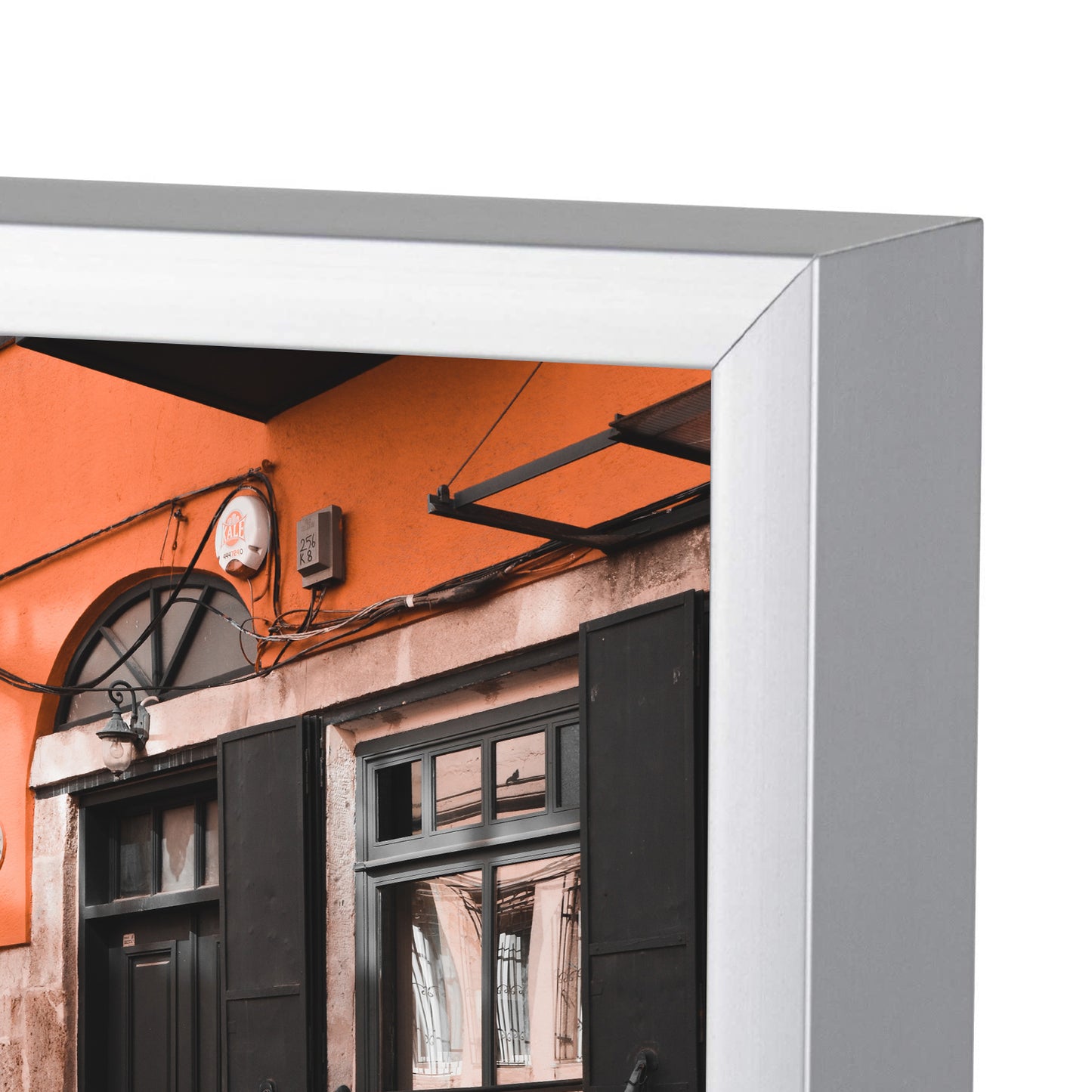 Frametory, 12x18 Silver Aluminum Picture Frame, Wall Display, Acrylic Glass Front Aluminum Great for Portraits, Family Photos, Engagements, and Weddings (10 Pack)