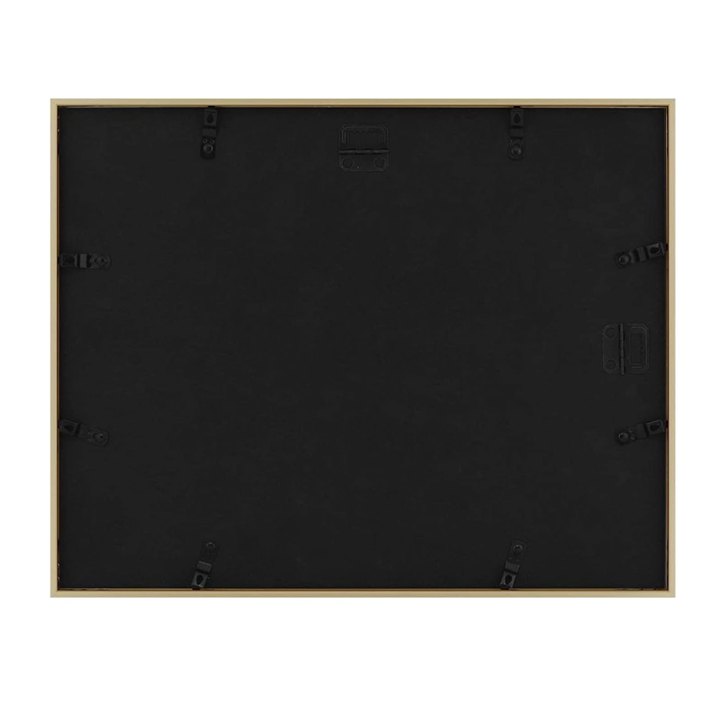 11x14 Gold Metal Picture Frame for Two 5x7 Photos and White Mat (6 Pack)
