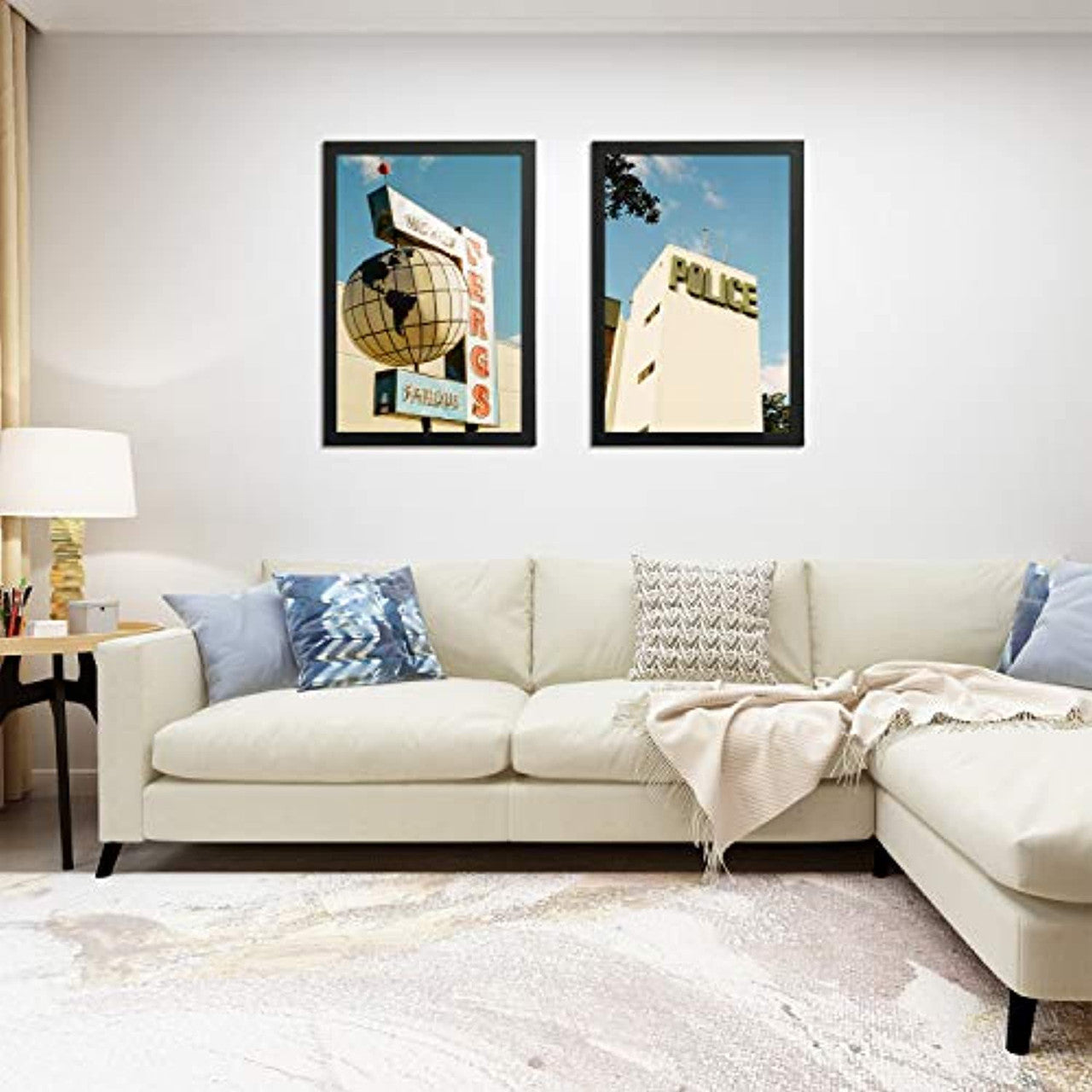 Frametory, 24x36 Poster Frame for Prints & Photos with Acrylics Glass Black (4 Pack)