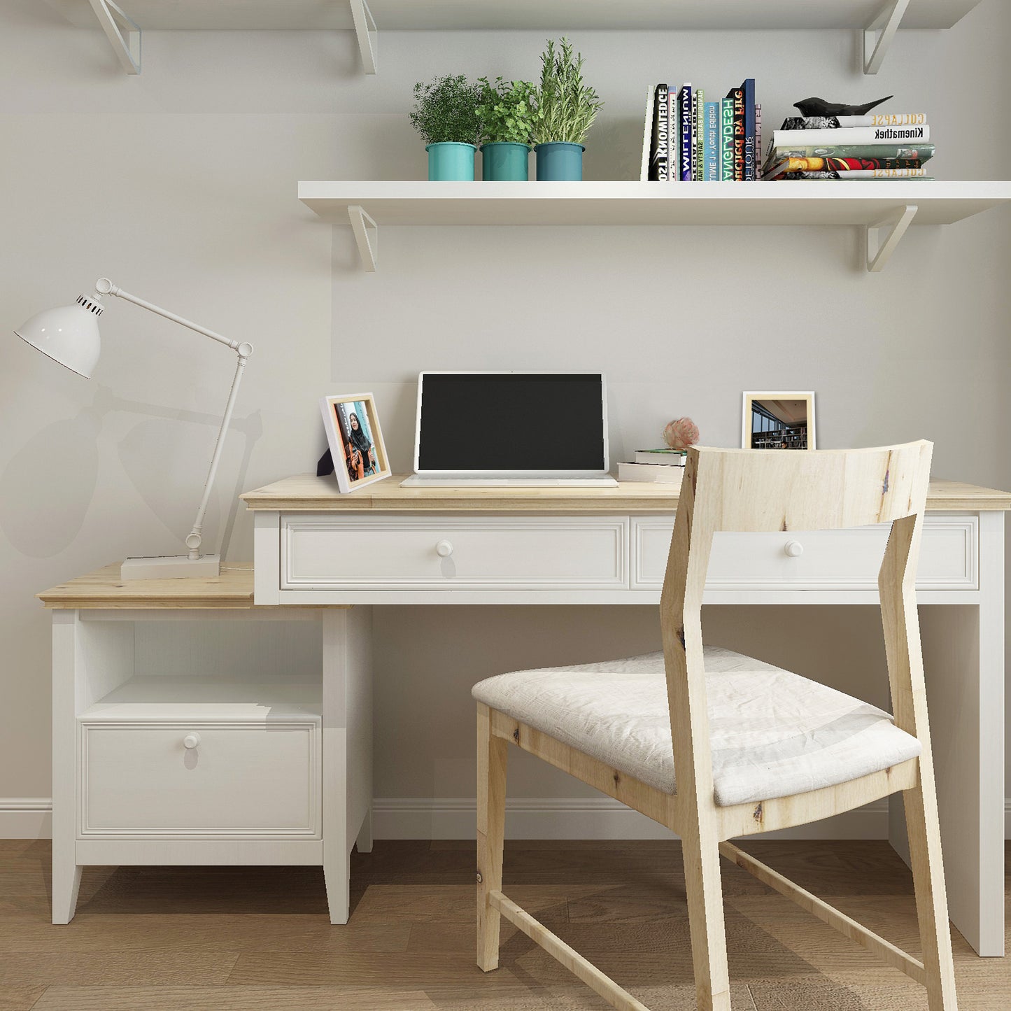 BOGO 5x7 White/Beige Picture Frame with Real Glass(12 Pack)