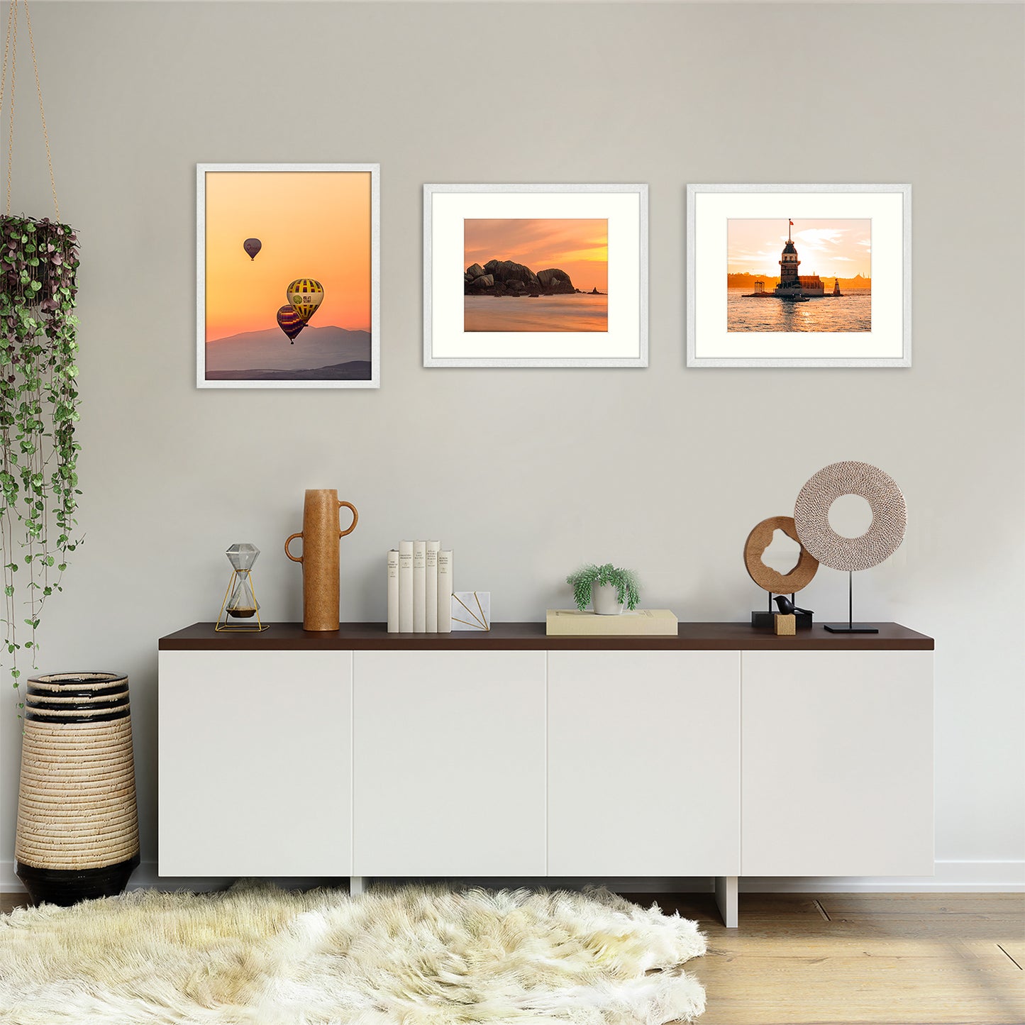 16x20 Picture Frame for 11x14 Photo with Ivory Mat and Real Glass