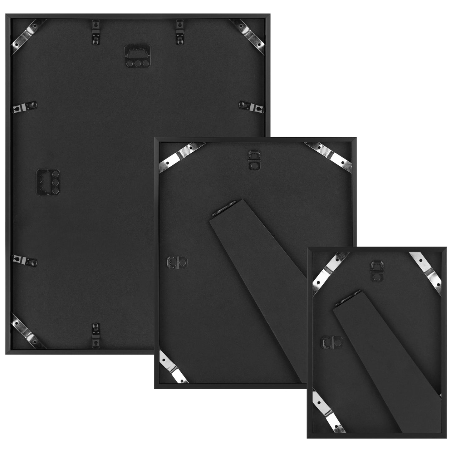 Frametory, Aluminum Wall Frame with White Color Mat Set (28 Pack)