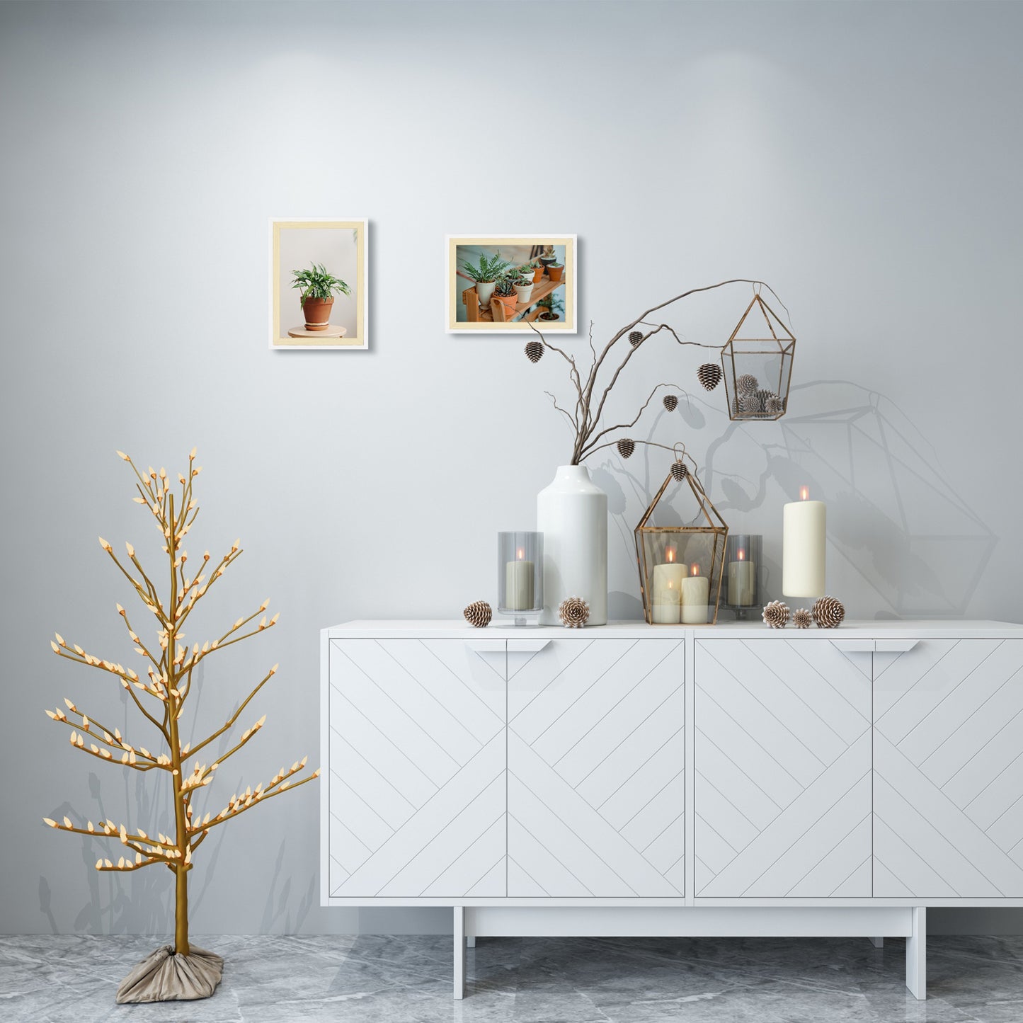 BOGO 5x7 White/Beige Picture Frame with Real Glass(12 Pack)