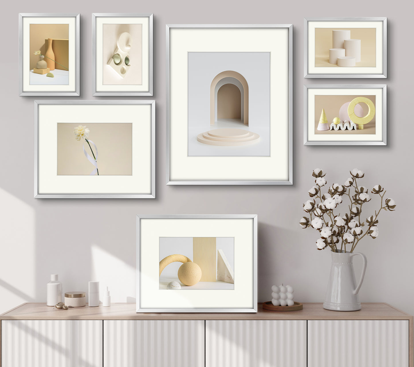 Frametory, Clearance Aluminum Picture Frames Rose Gold Gallery Wall Kit (28 Pack)