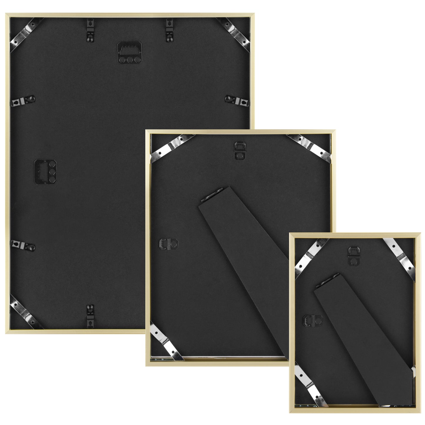 Frametory, Aluminum Wall Frame with White Color Mat Set (28 Pack)