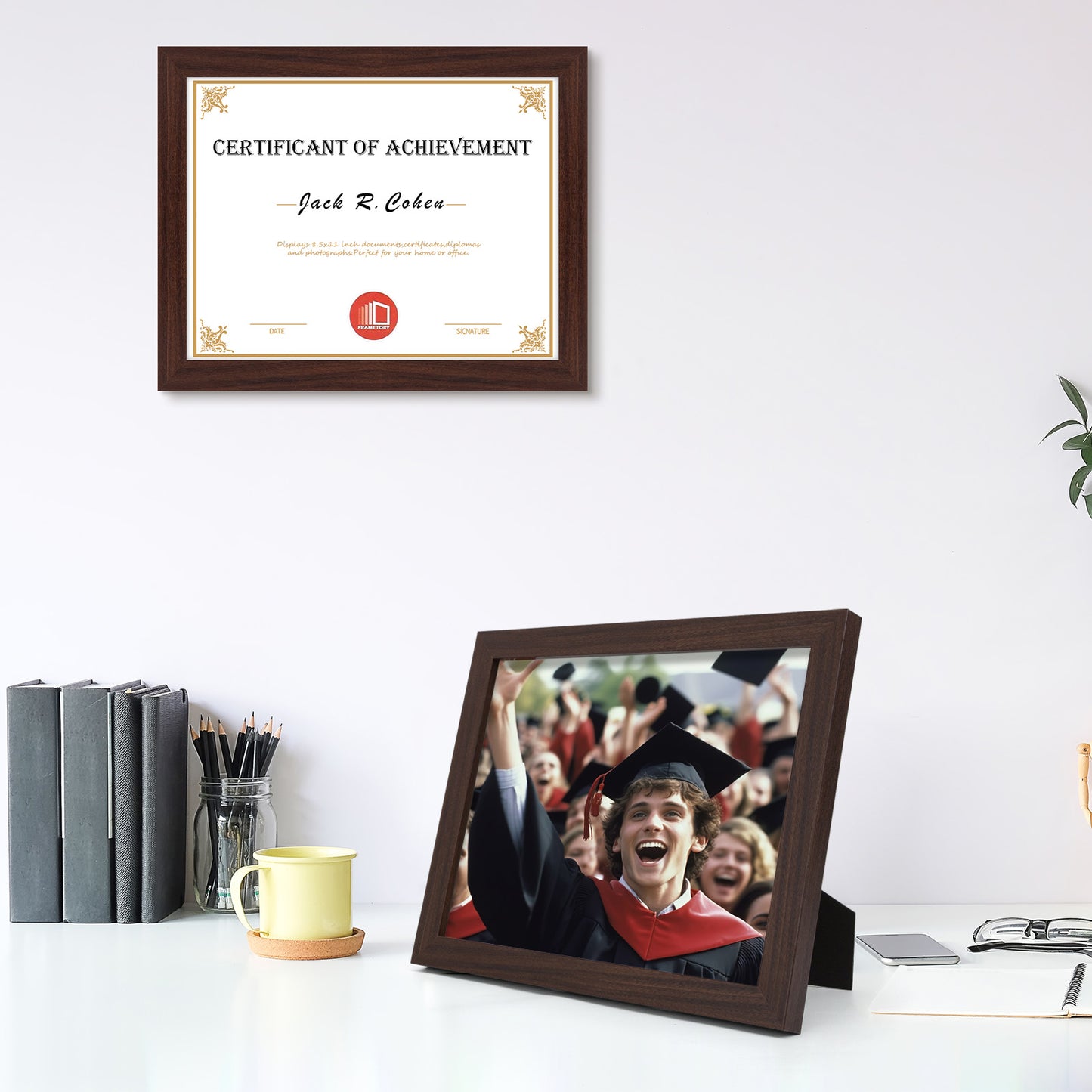 8.5x11 Diploma Frame for 8.5x11 Diploma or Photo (10 Pack)