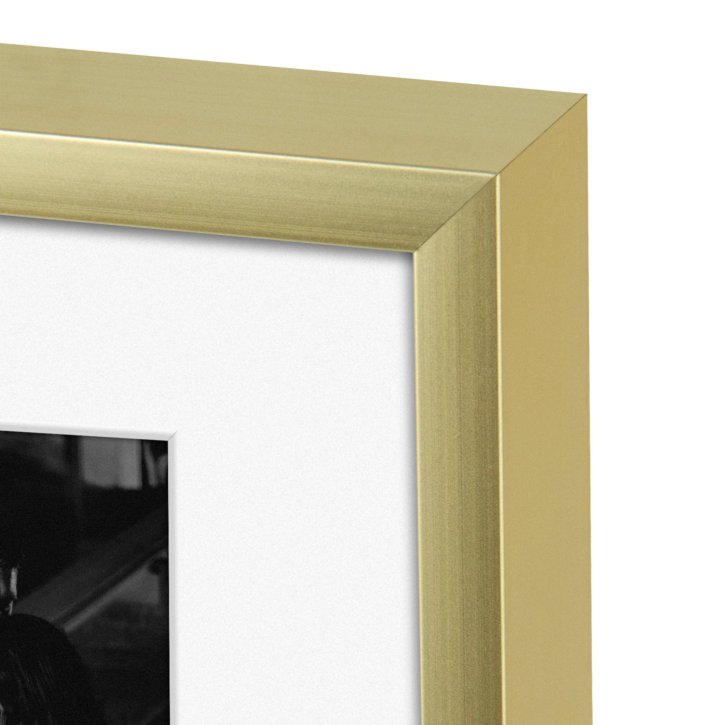 Frametory, Aluminum Wall Frame with White Color Mat Set (28 Pack)