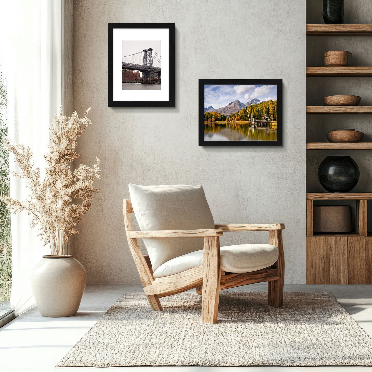 11x14 Wood Picture Frame fits 8x10 Photo Black (10 Pack)