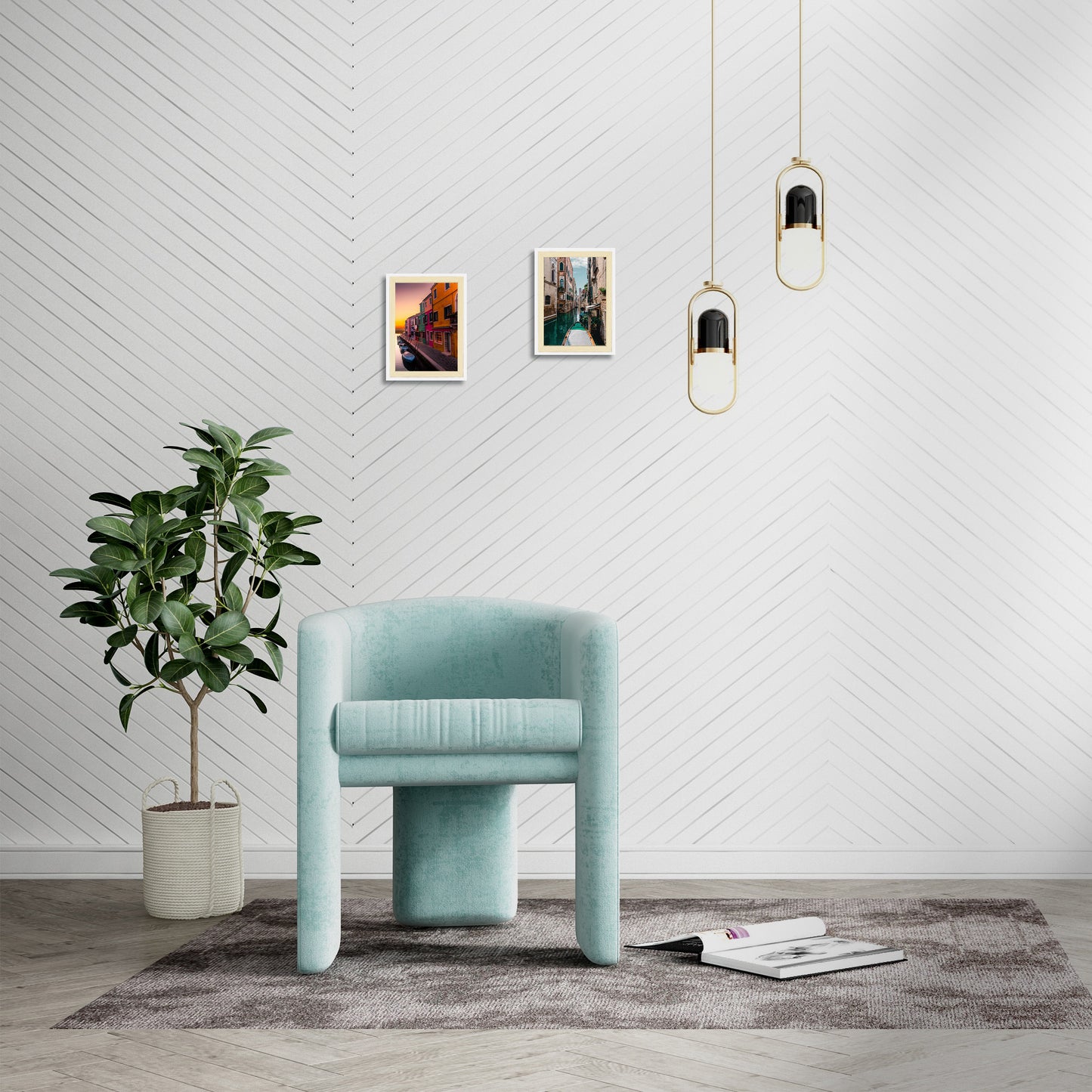 BOGO 5x7 White/Beige Picture Frame with Real Glass(12 Pack)