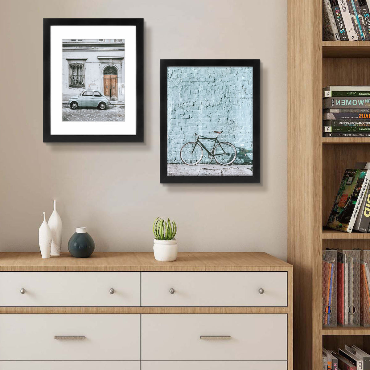 Frametory, 11x14 Diploma Frame for 8.5x11 Photo/Certificate (8 Pack)
