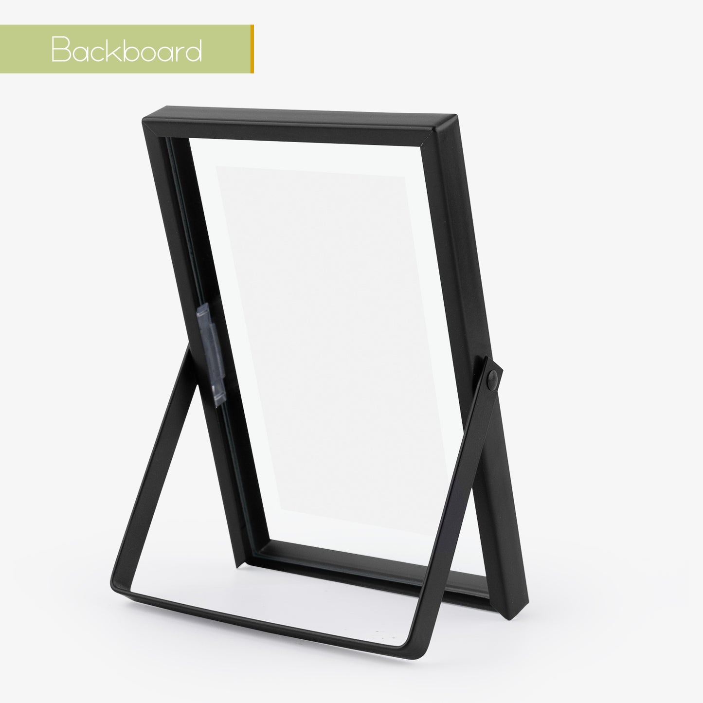 Frametory, 4x6 Floating Frame Displays Any Size Picture up to 4 by 6 Black (24 Pack)
