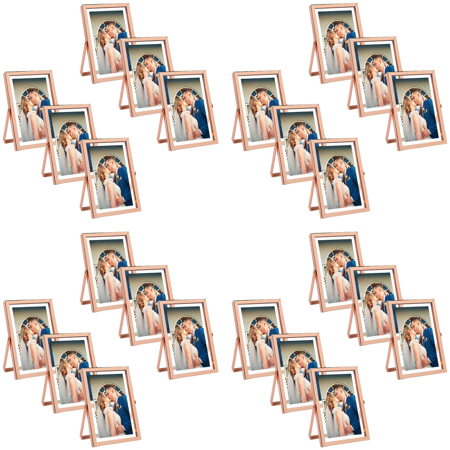 Clearance 4x6 Floating Frame Displays Any Size Picture up to 4 by 6 (24 Pack)