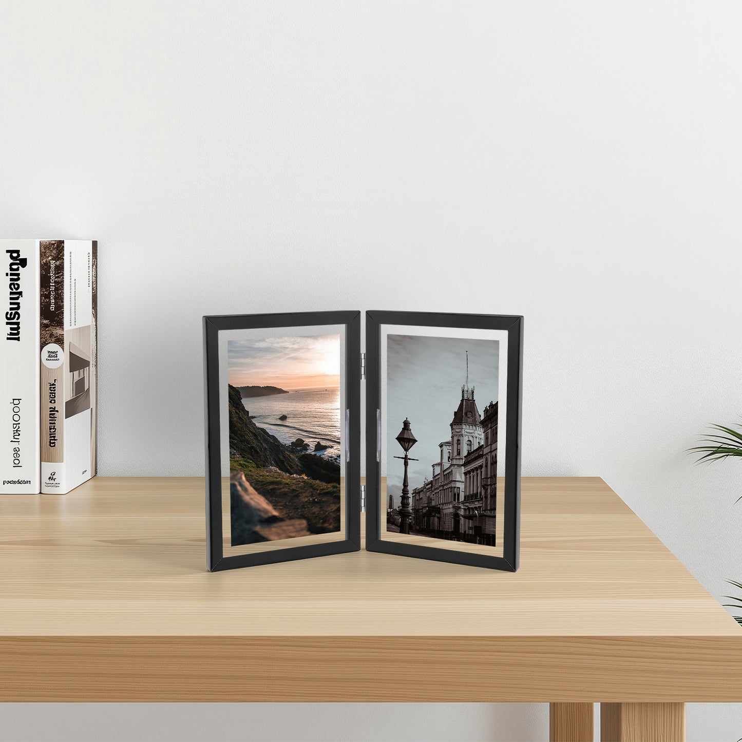 Clearance, 4x6 Floating Frame, Double Hinged Metal Frame Displays Any Size Picture up to 4 by 6 (12 Pack)