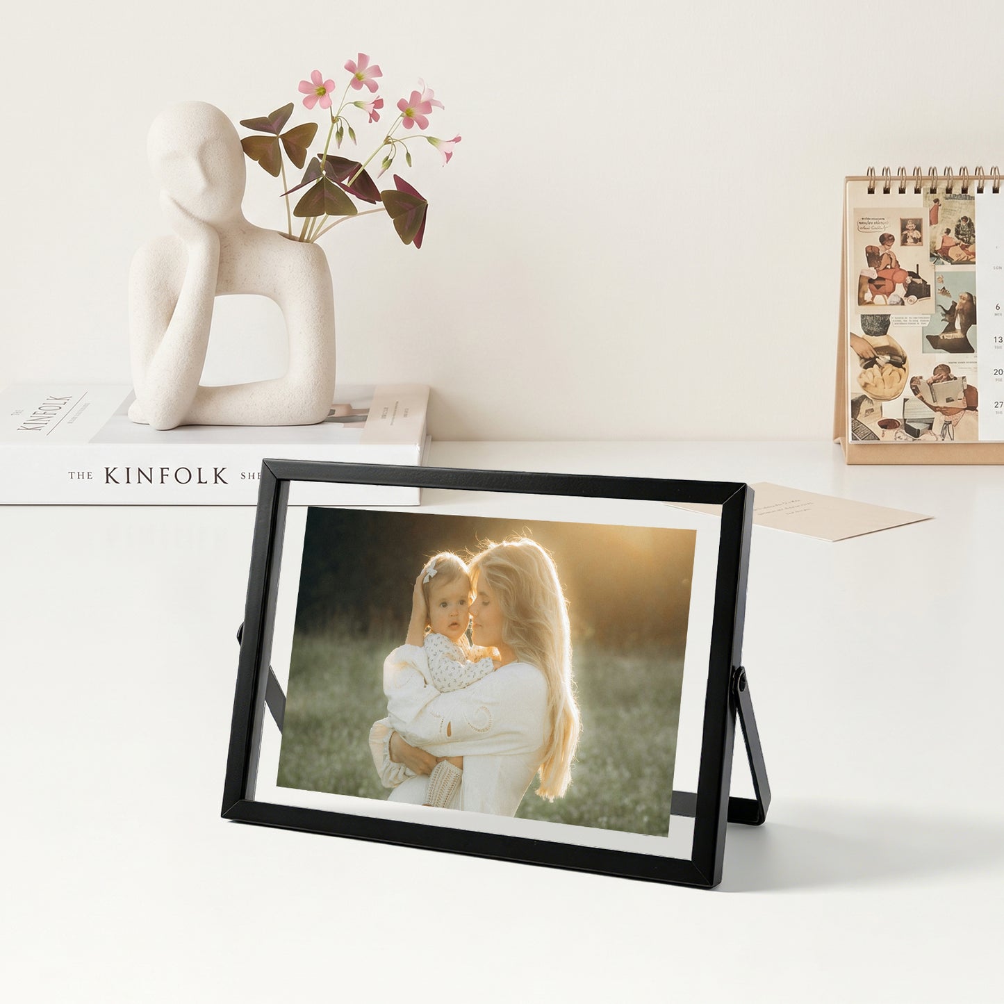 Frametory, 7x5 Floating Frame Displays Any Size Picture up to 7 by 5 (24 Pack)