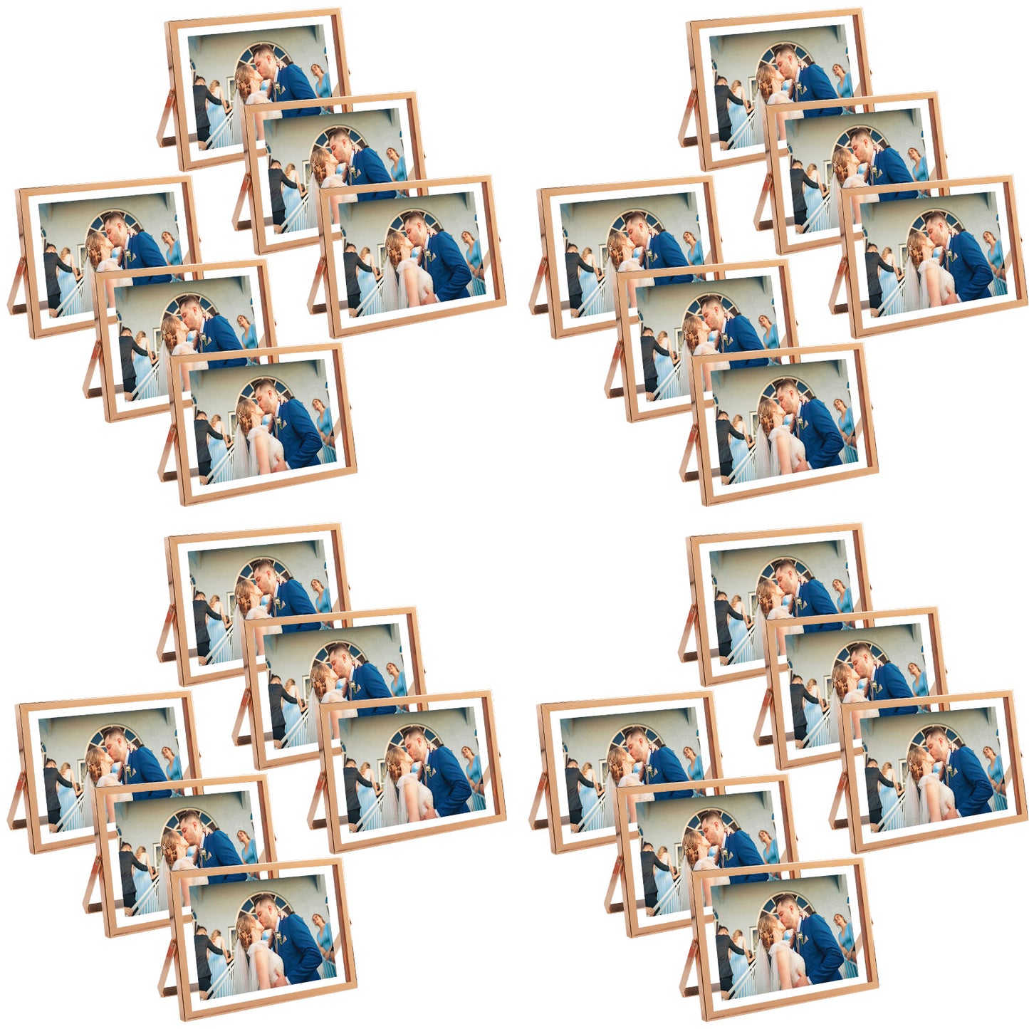 Clearance, 7x5 Floating Frame Displays Any Size Picture up to 7 by 5 (24 Pack)