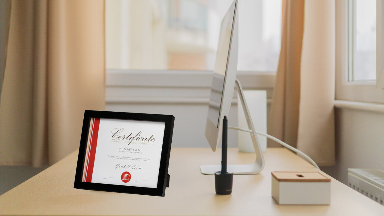 8.5x11 Diploma Frame for 8.5x11 Diploma or Photo (10 Pack)