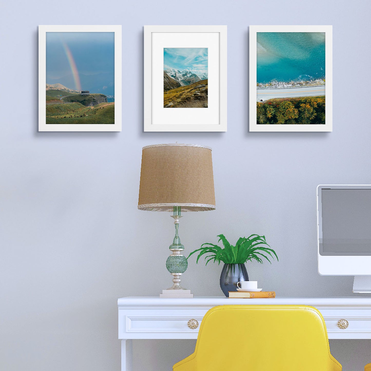 9x12 White Picture Frame for 6x8 Photo (8 Pack)