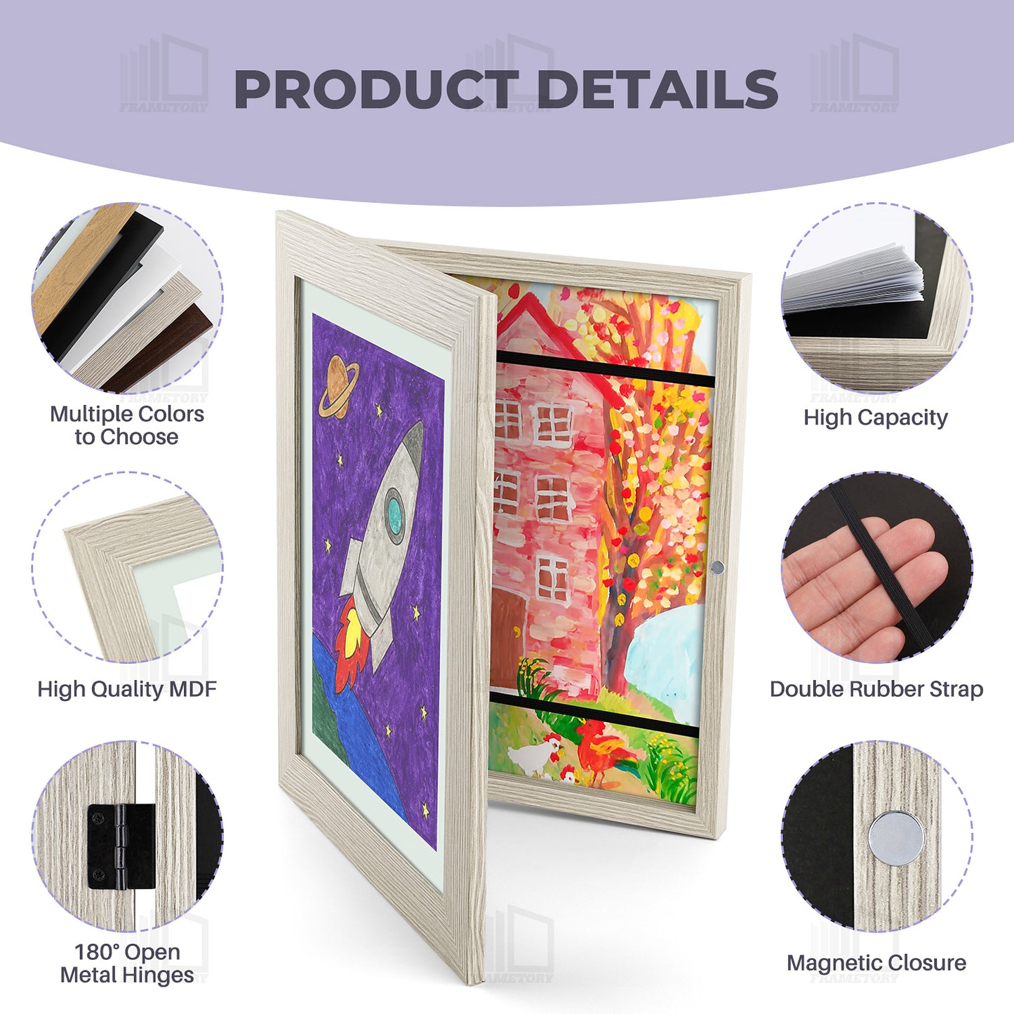 Clearance 9x12 Kids Art Frames (8 Pack)
