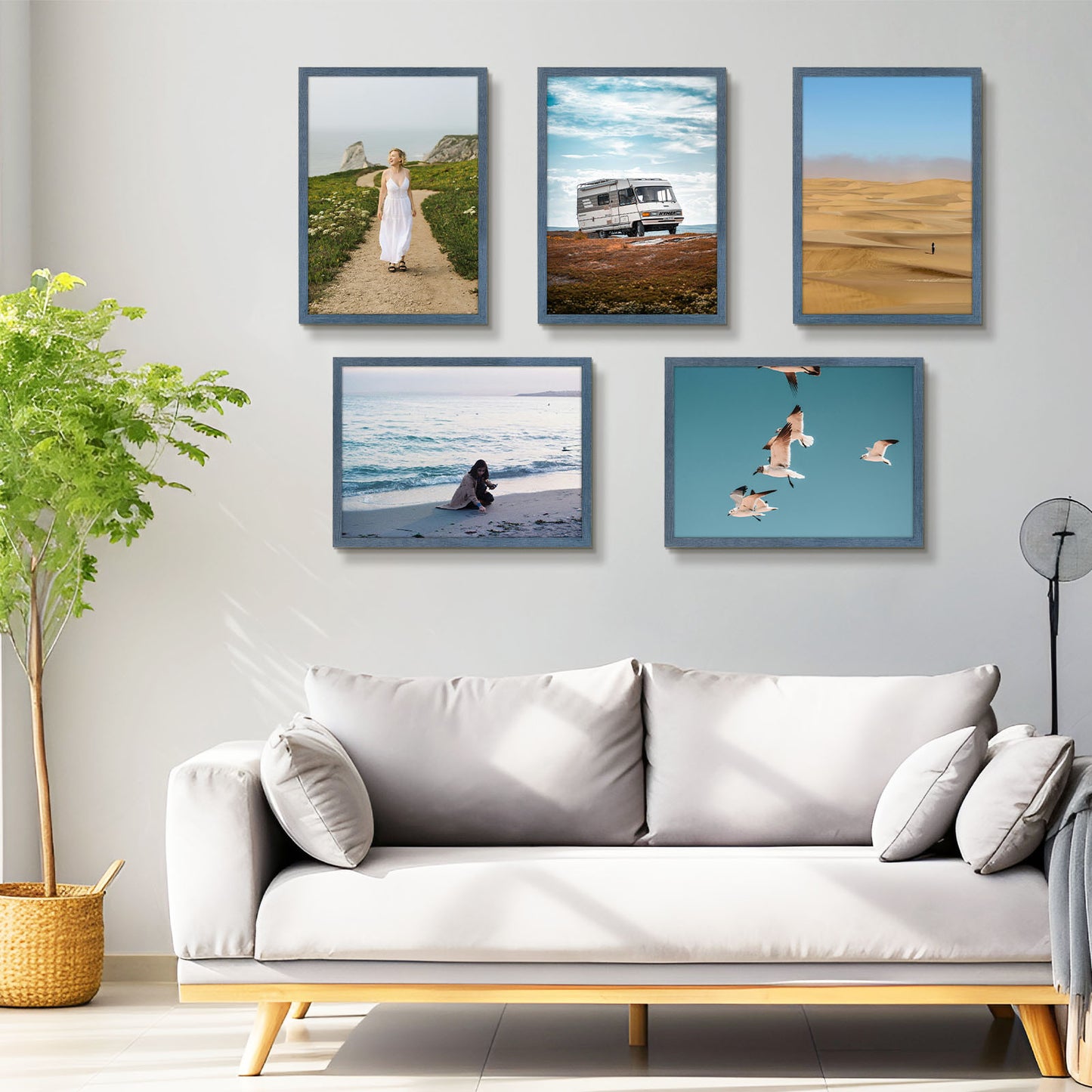 Clearance A2 Picture Frame with Plexiglass (8 Pack)