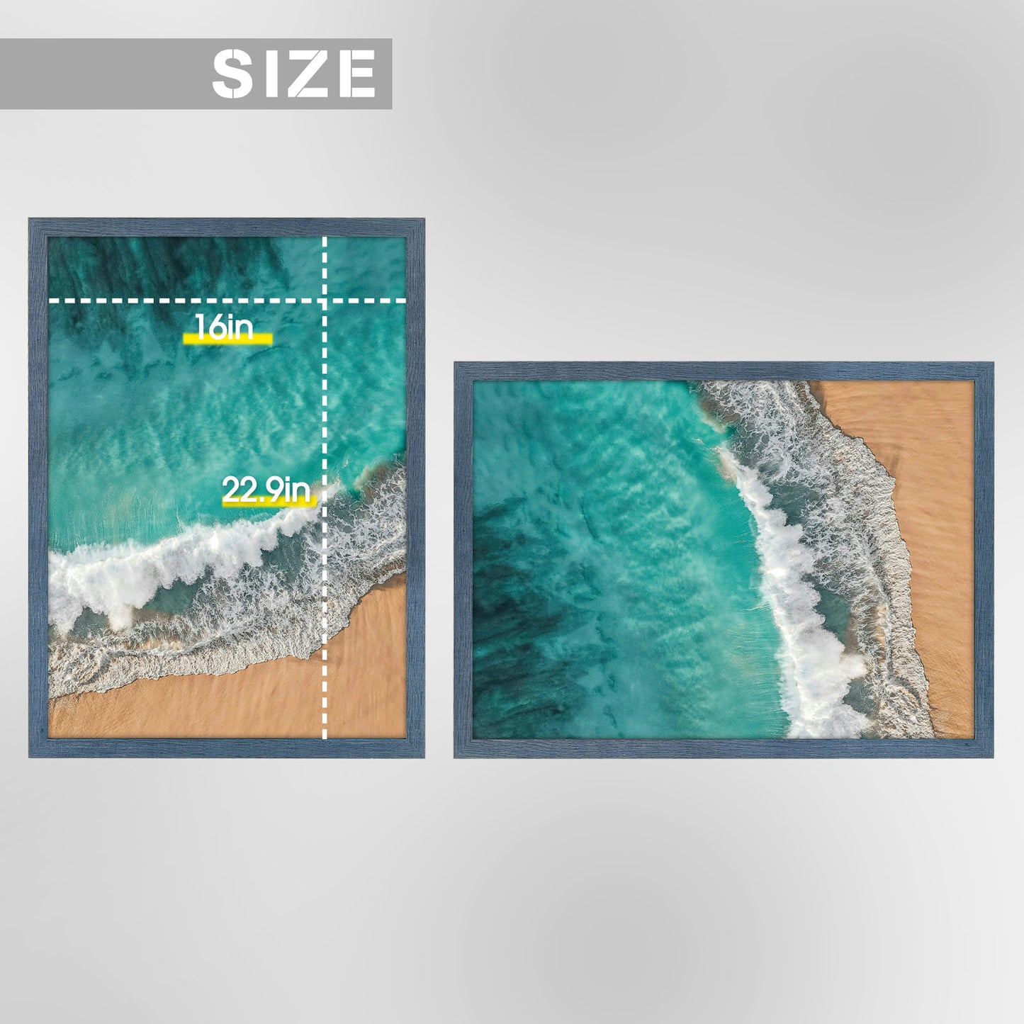 Clearance A2 Picture Frame with Plexiglass (8 Pack)