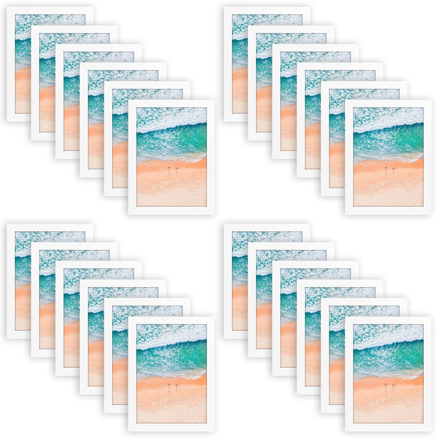 Clearance A4 Picture Frame with Plexiglass (24 Pack)
