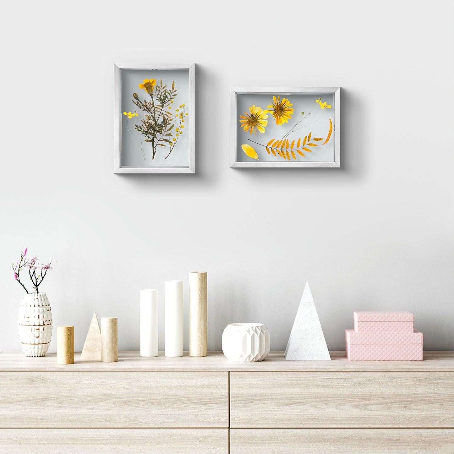 Clearance 5x7 Floating Aluminum Frame with Real Glass (12 Pack)
