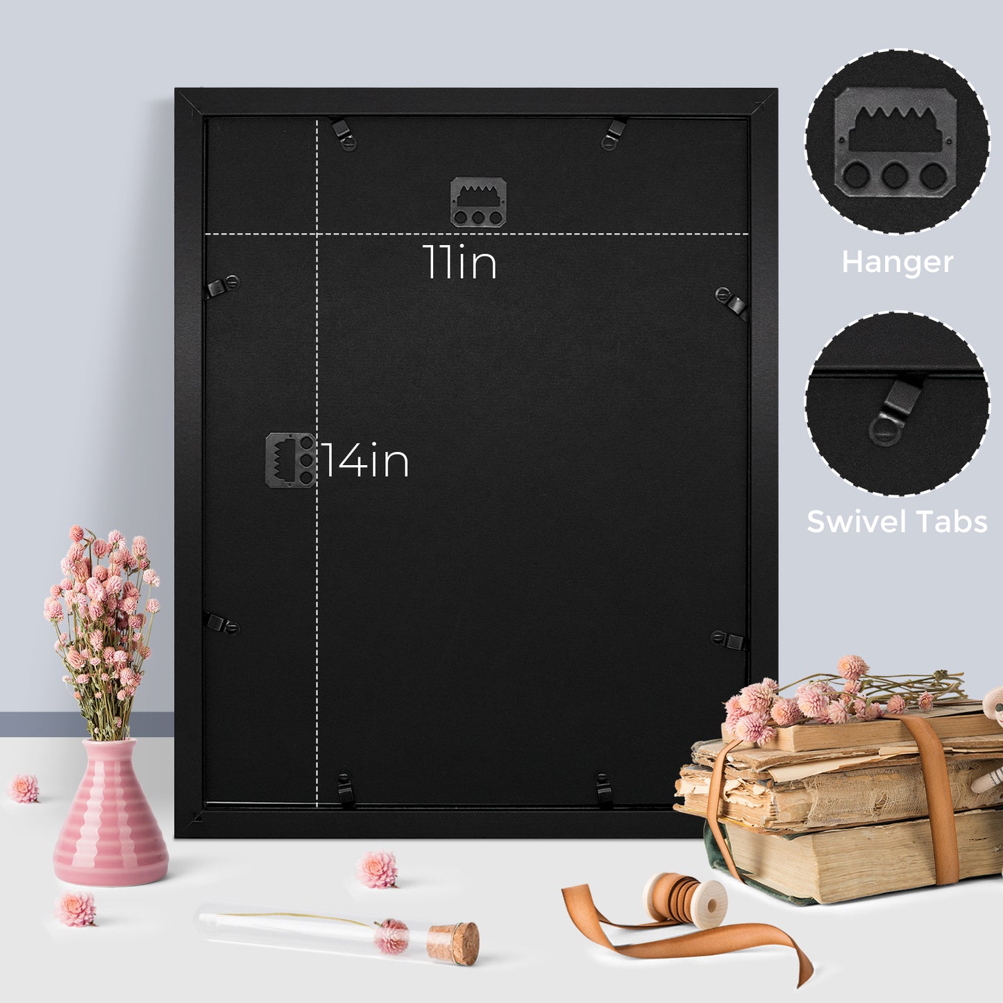 11x14 Picture Frame for 8x10 Photo (8 Pack)