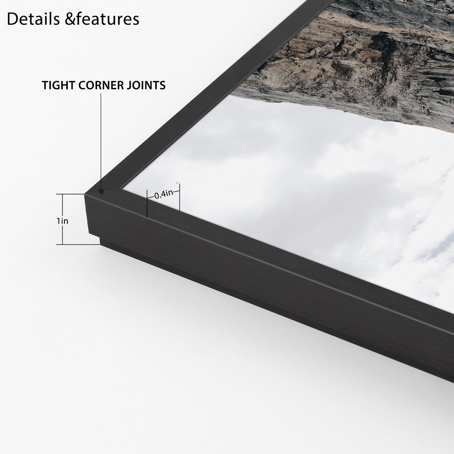 A1 Aluminum Picture Frame for 23.4x33.1 Picture with Plexiglass(3 Pack)