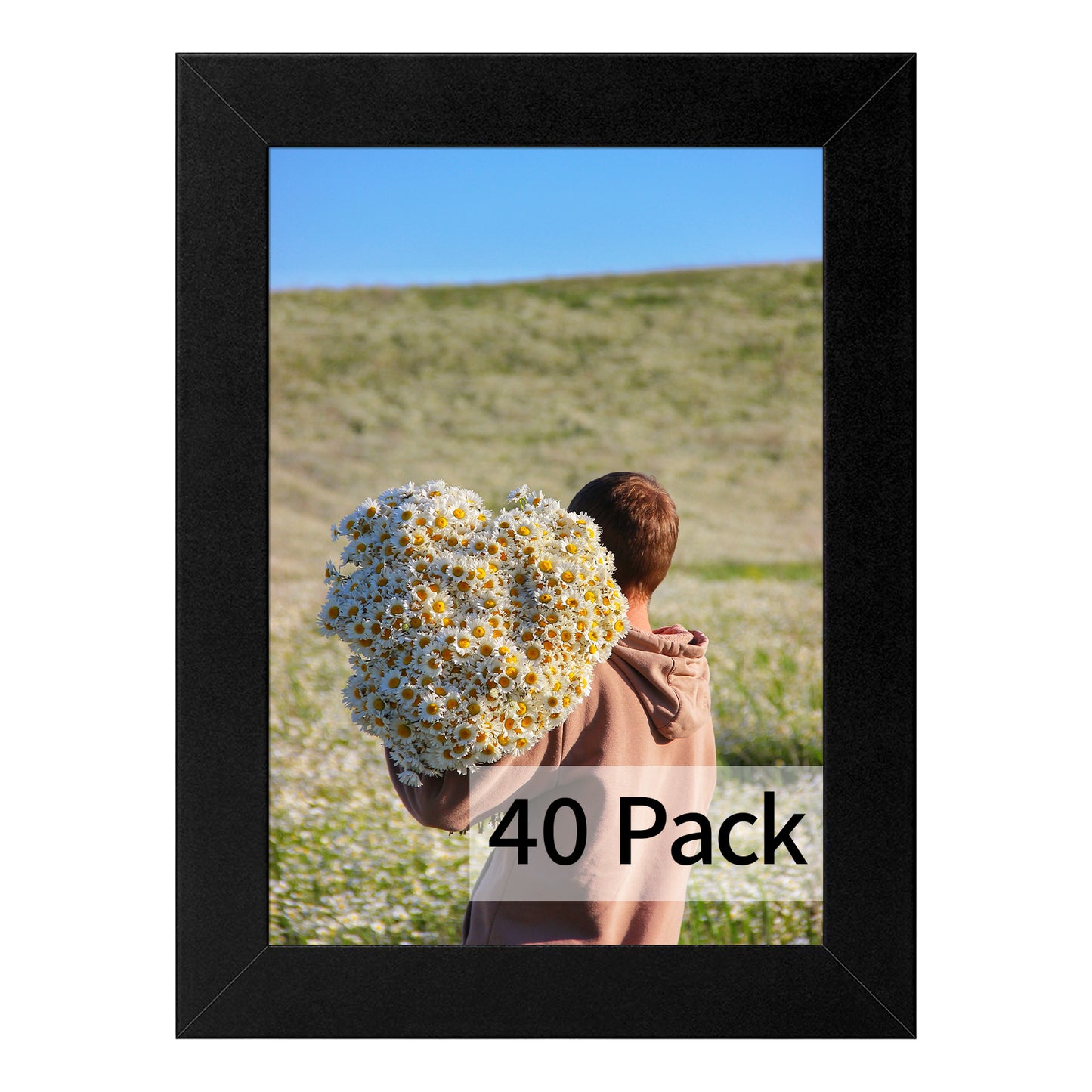 Frametory, 5x7 Picture Frames with Plexiglass(40 Pack)