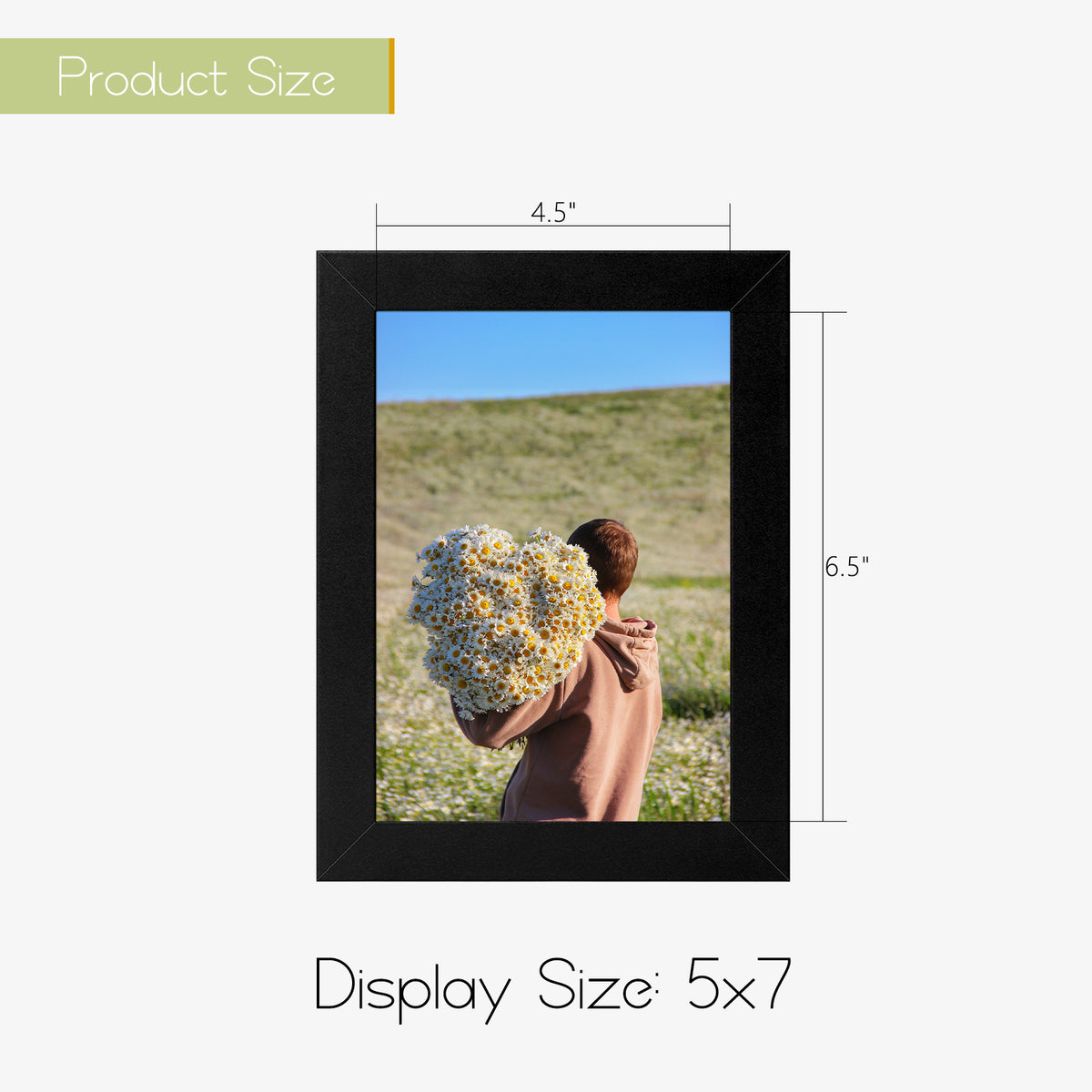 Frametory, 5x7 Picture Frames with Plexiglass(40 Pack)