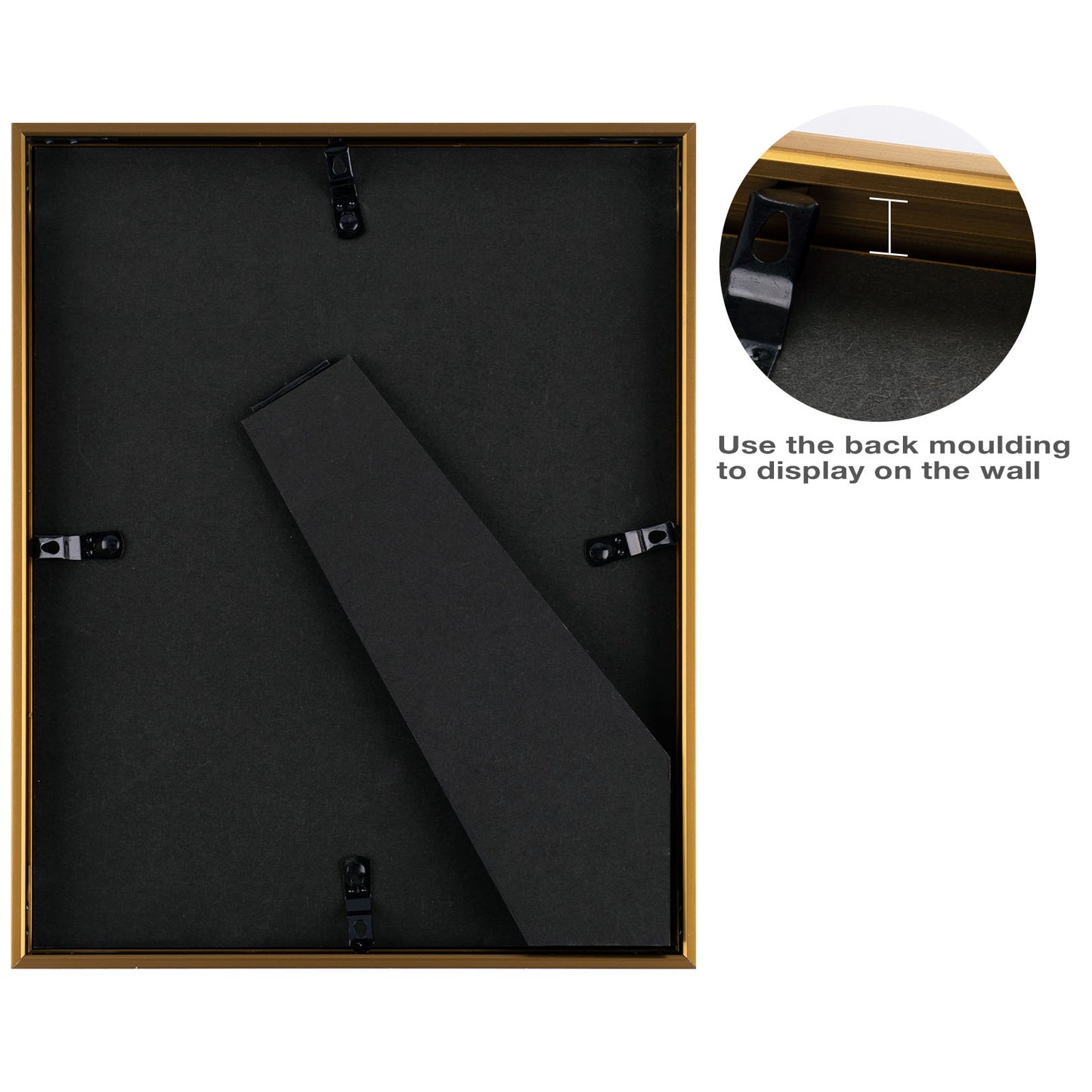 Clearance 8x10 Aluminum Picture Frame Displays 5x7 Photos with White Mat and Real Glass Bronze(12 Pack)