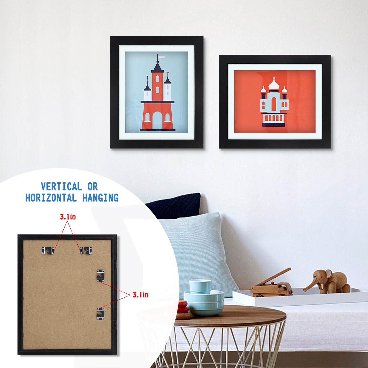 10x12.5 Kids Art Frames (8 Pack)