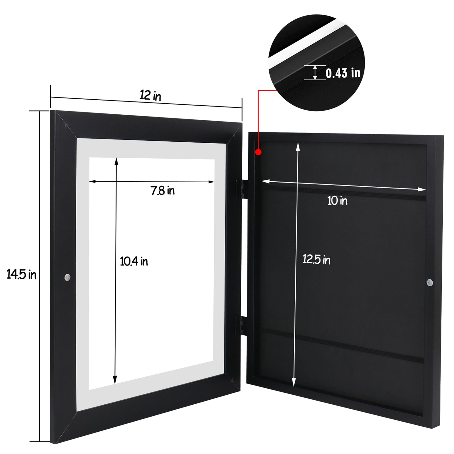 10x12.5 Kids Art Frames (8 Pack)