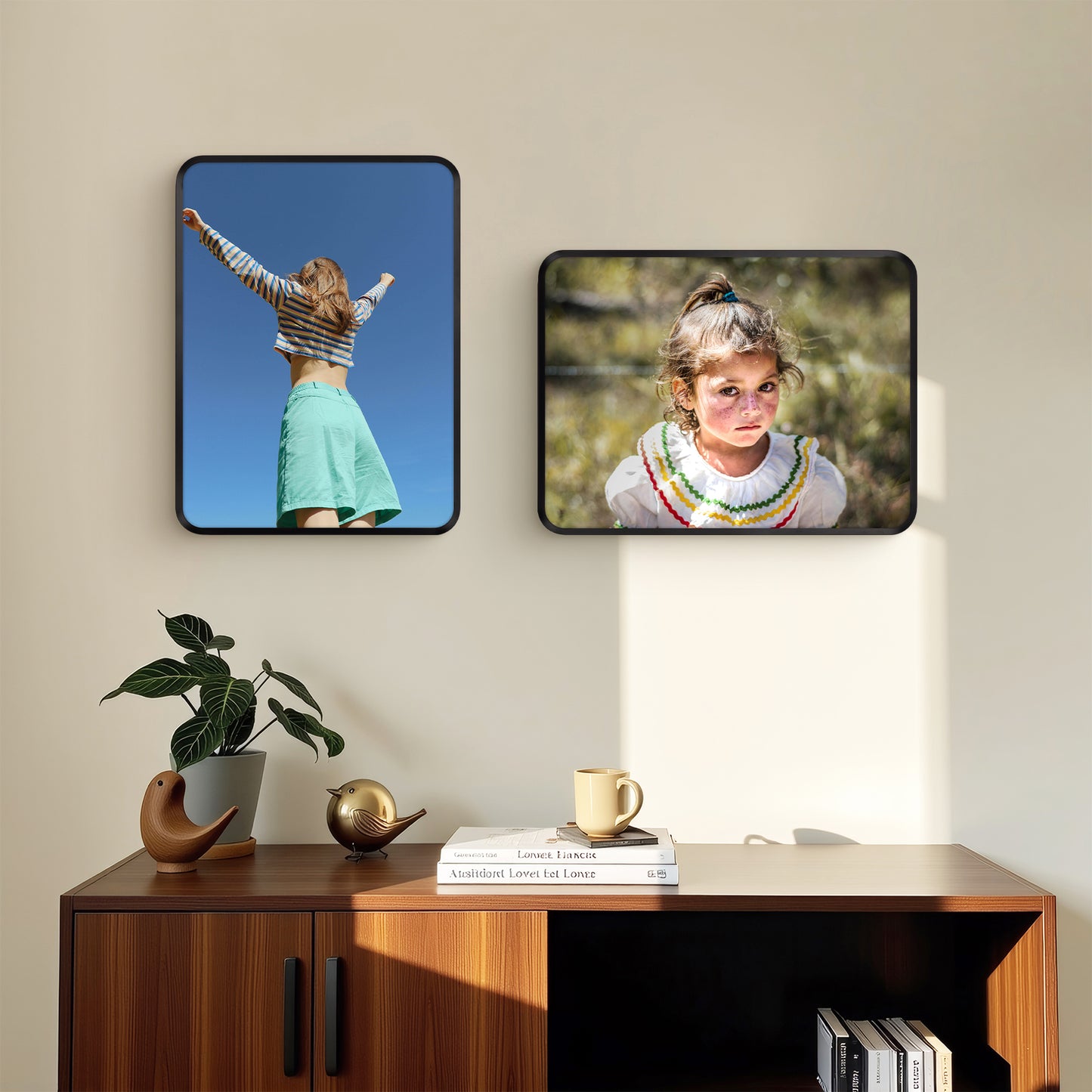 12x16 Aluminum Photo Frame for 8.5x11 Picture-Round Corner (6 Pack)