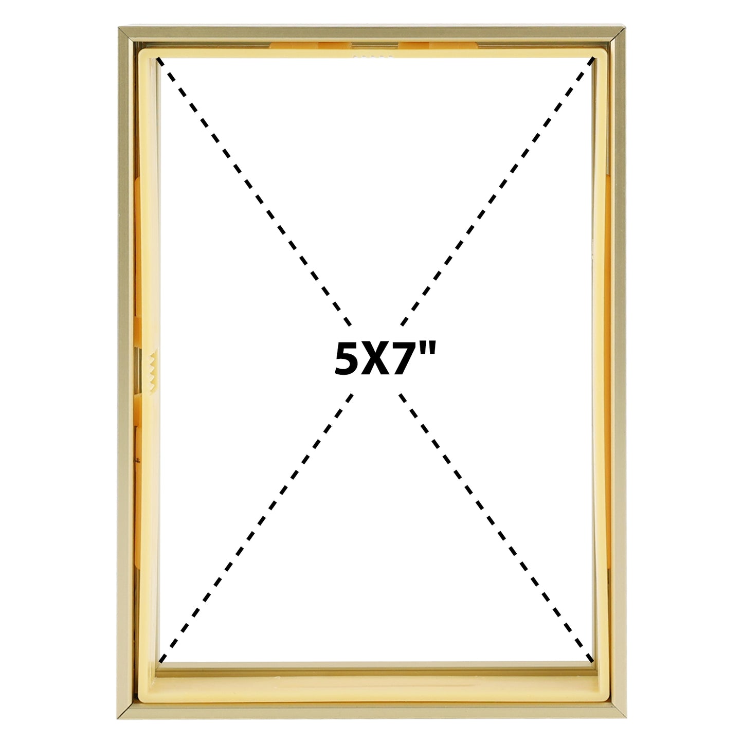 5x7 Floating Frame Displays Any Size Photo up to 5 by 7 (12 Pack)