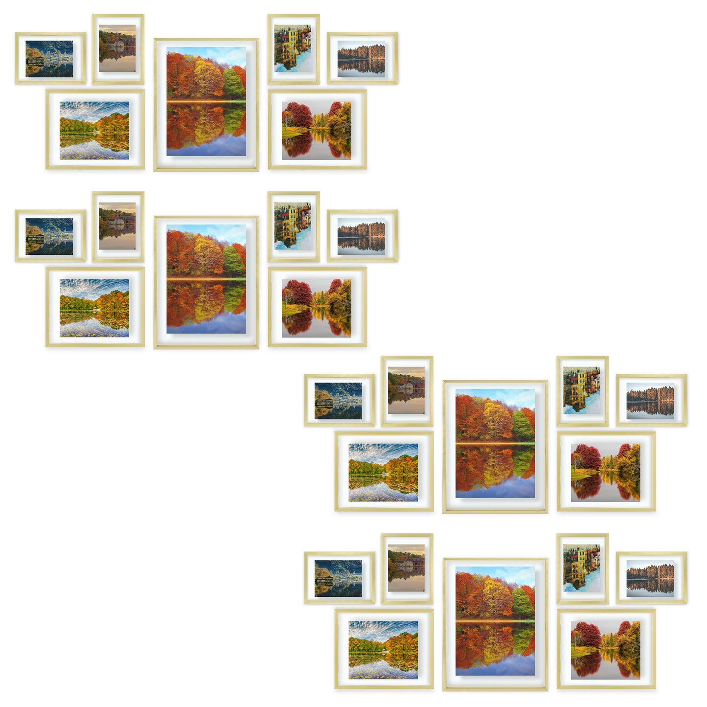 Frametory, Aluminum Floating Frames Included 5x7,8x10 and 11x14 (28 Pack)
