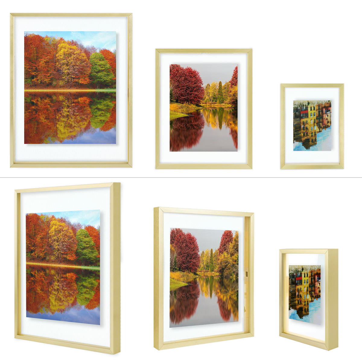 Frametory, Aluminum Floating Frames Included 5x7,8x10 and 11x14 (28 Pack)