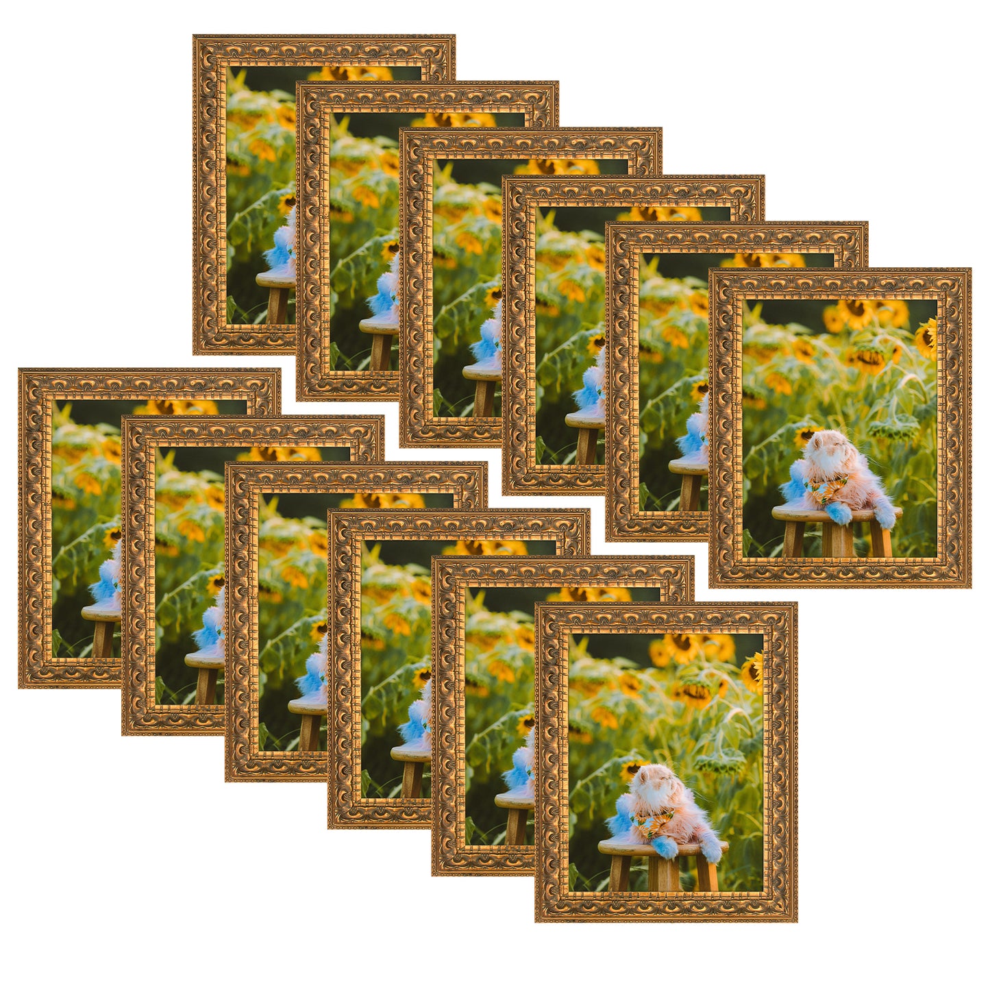 8x10 Ornate Photo Frame Bronze (12 Pack)