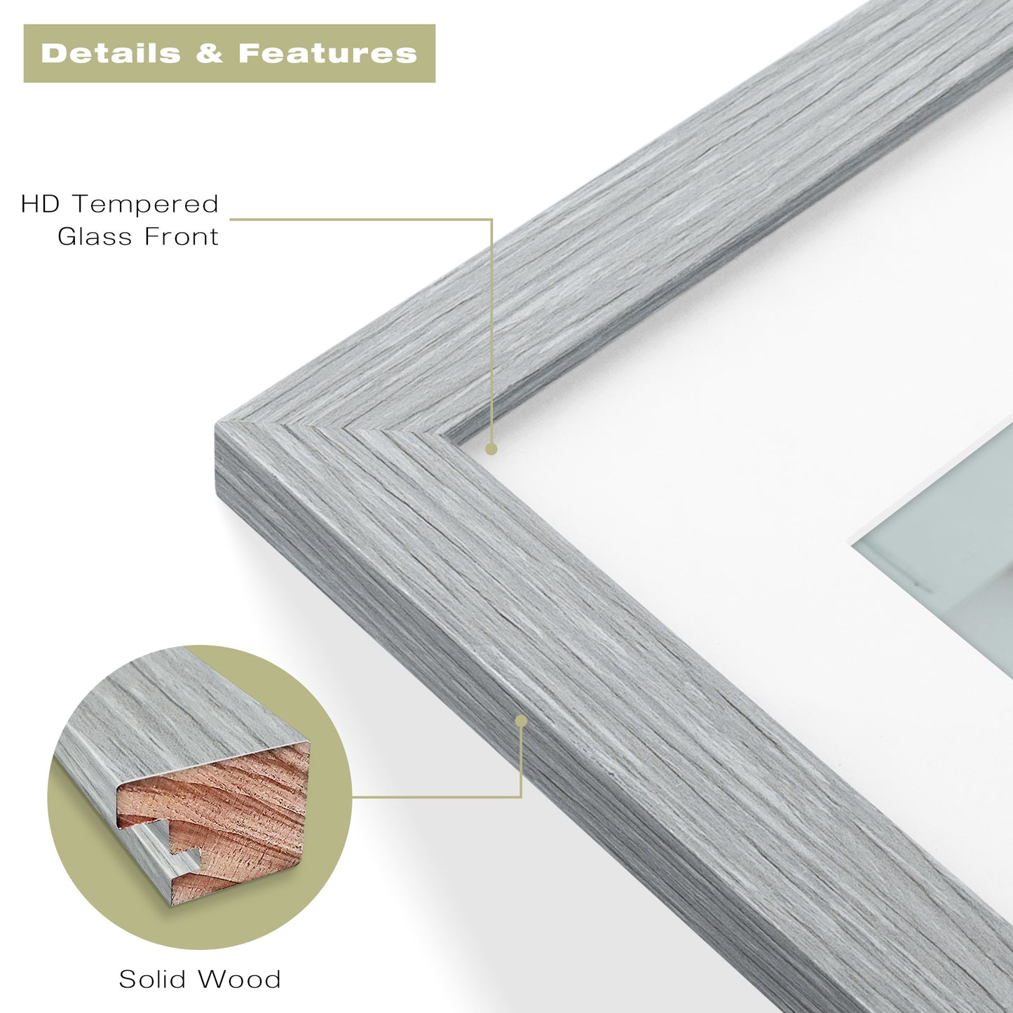 Clearance 16x24 Wood Frame Displays 16x24 Photo(4 Pack)