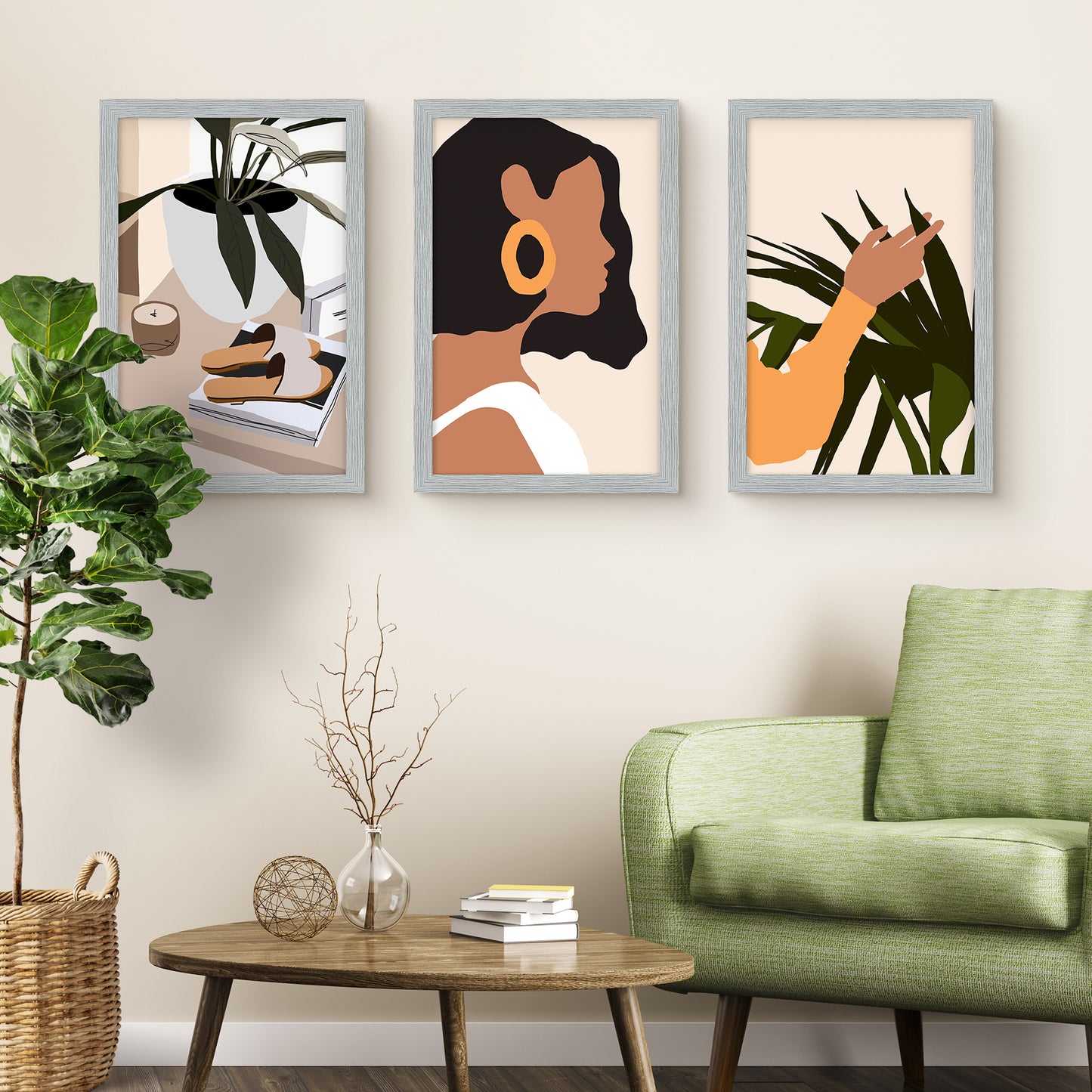 Clearance 16x24 Wood Frame Displays 16x24 Photo(4 Pack)
