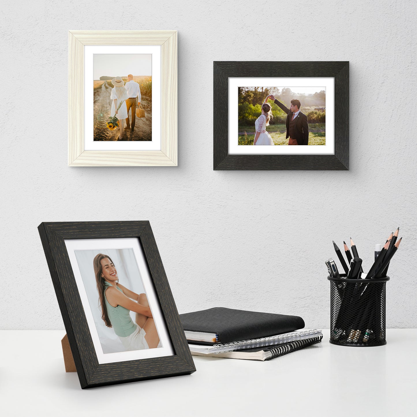 Mix 4 Colors (black, Oak, Grey, Dark Oak)