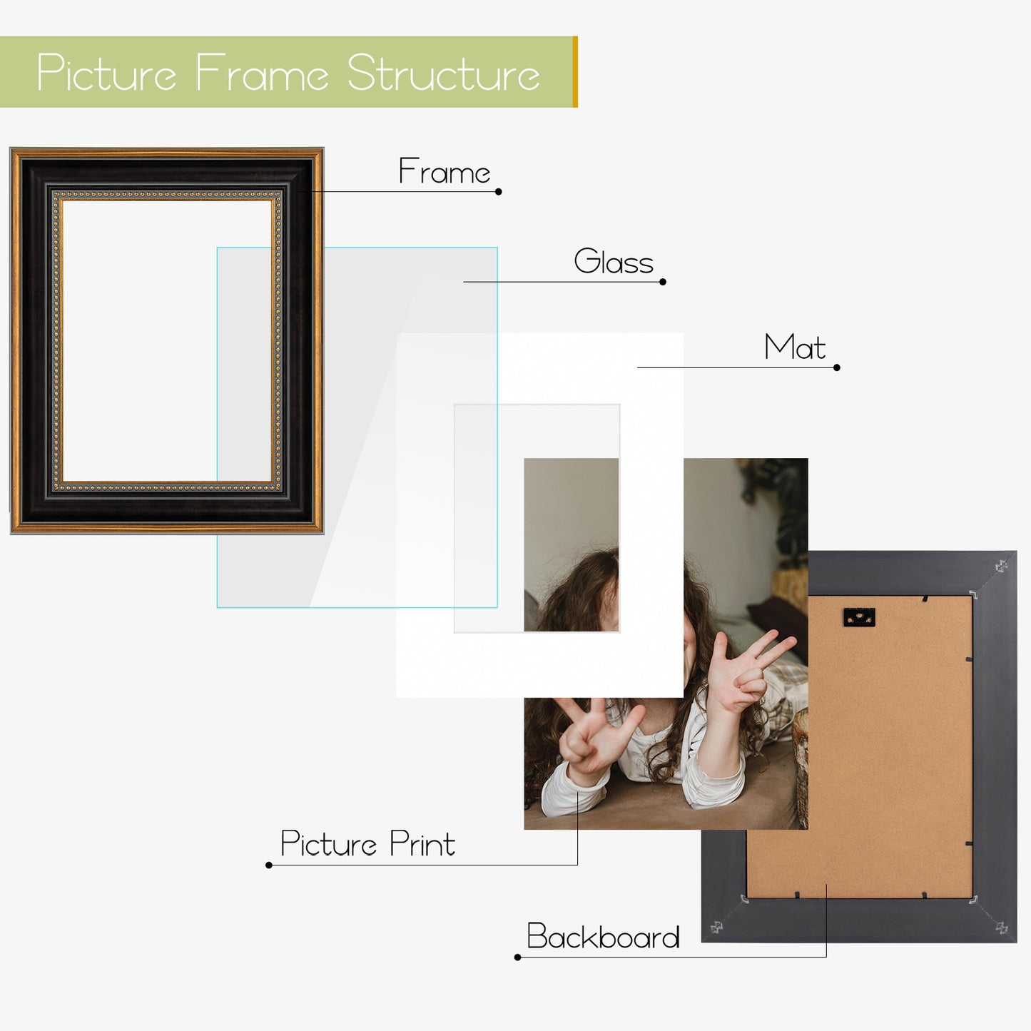 9x12 Ornate Photo Frame for 6x8 Picture (12 Pack)