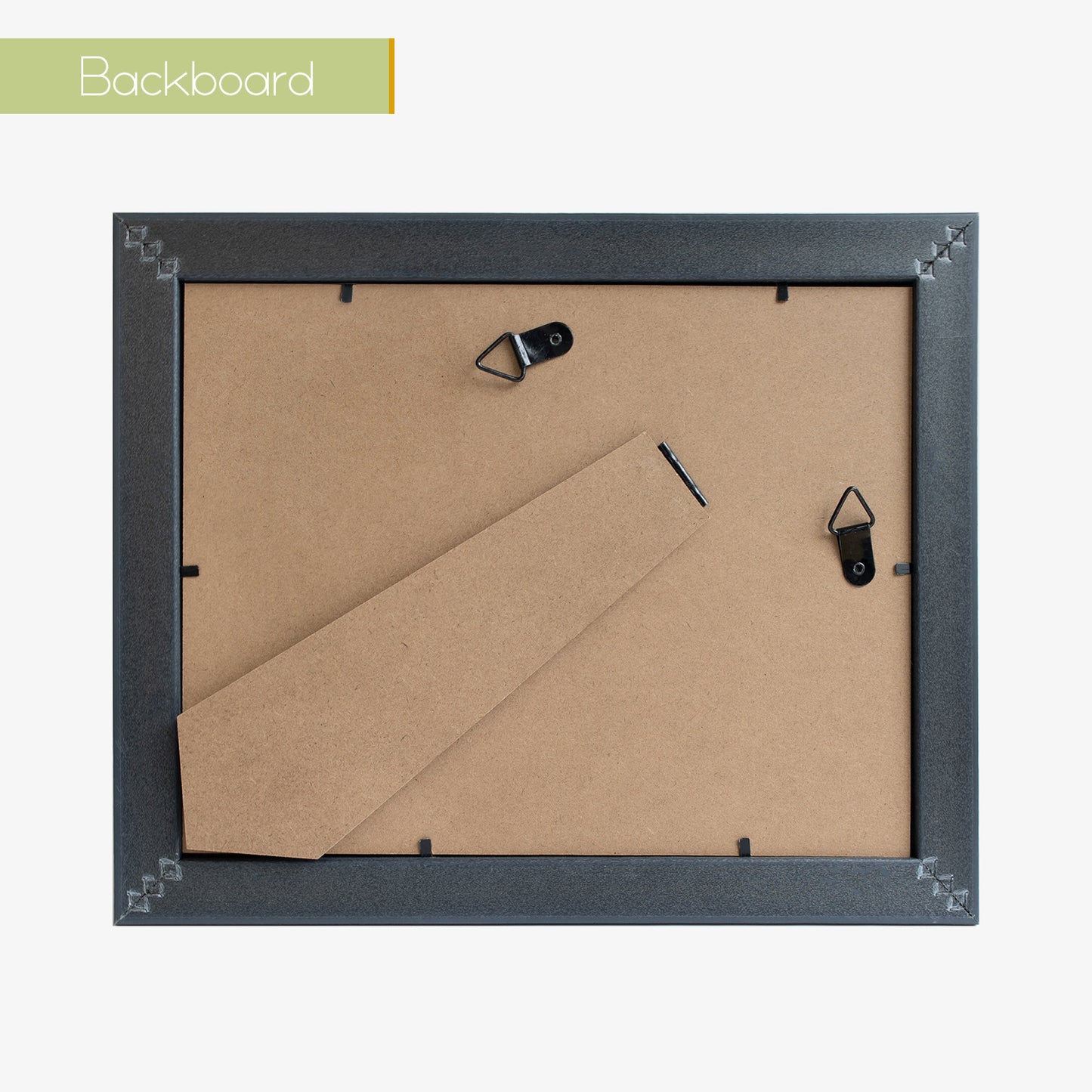 8.5x11 Collage Picture Frame with White Mat Displays Two 5x7 Photos (10 Pack)