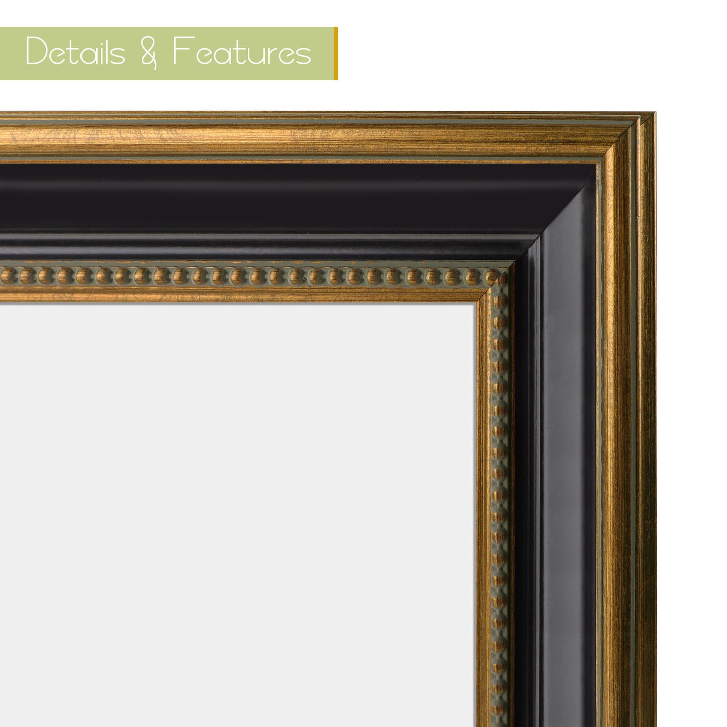 8x10 Ornate Photo Frame Black and Ornate Gold Color (12 Pack)