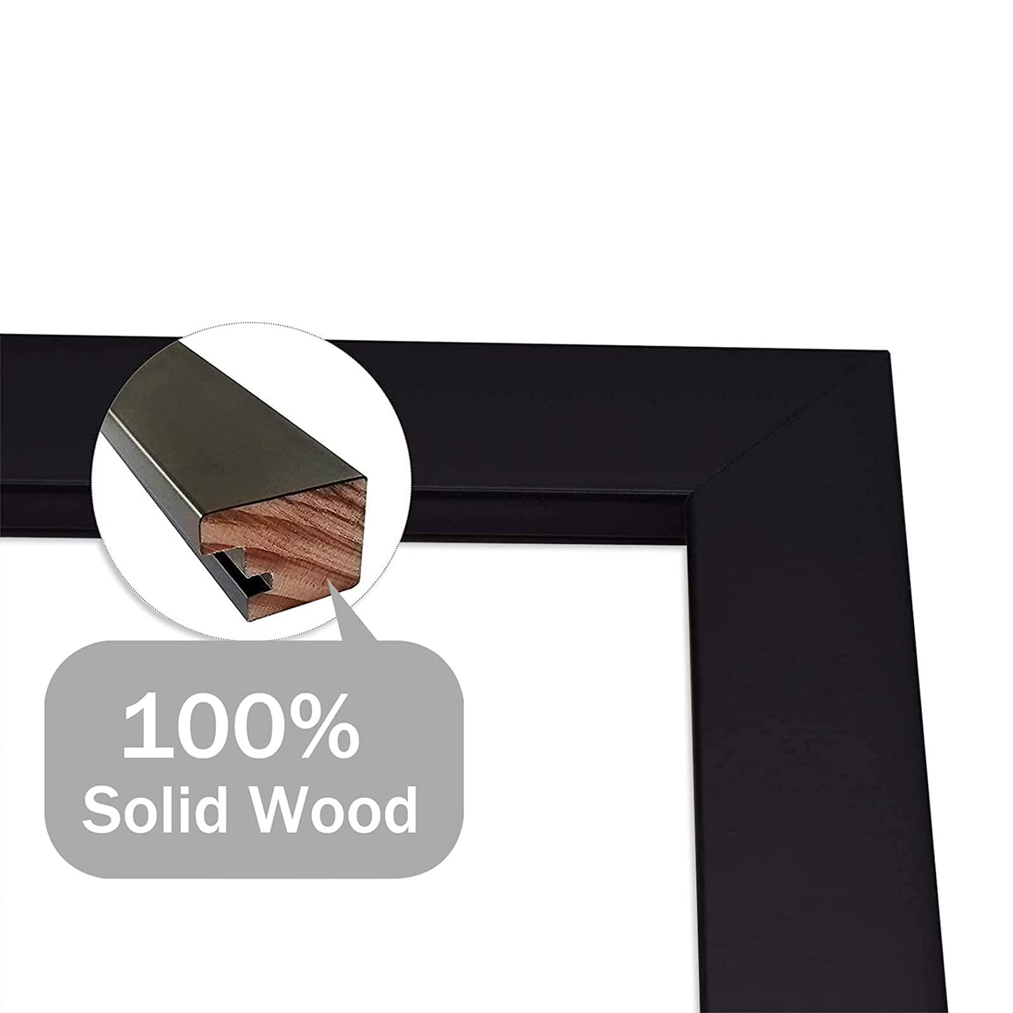 Clearance 8x10 Wood Picture Frame for Two 4x6 Photos (9 Pack)